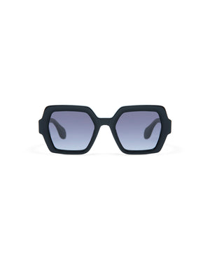 THRIVE 024: Geométricas Acetato Noir sunglasses by GIGI STUDIOS 7379