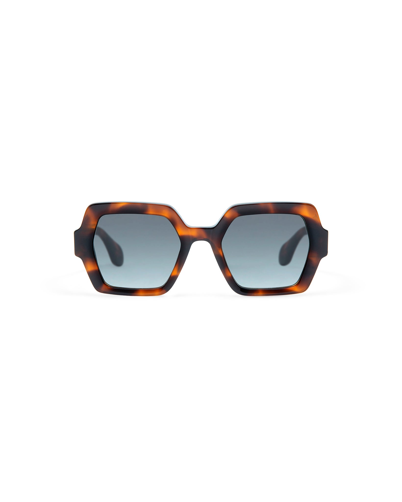 THRIVE 024: Geométricas Acetato Havana sunglasses by GIGI STUDIOS 7381