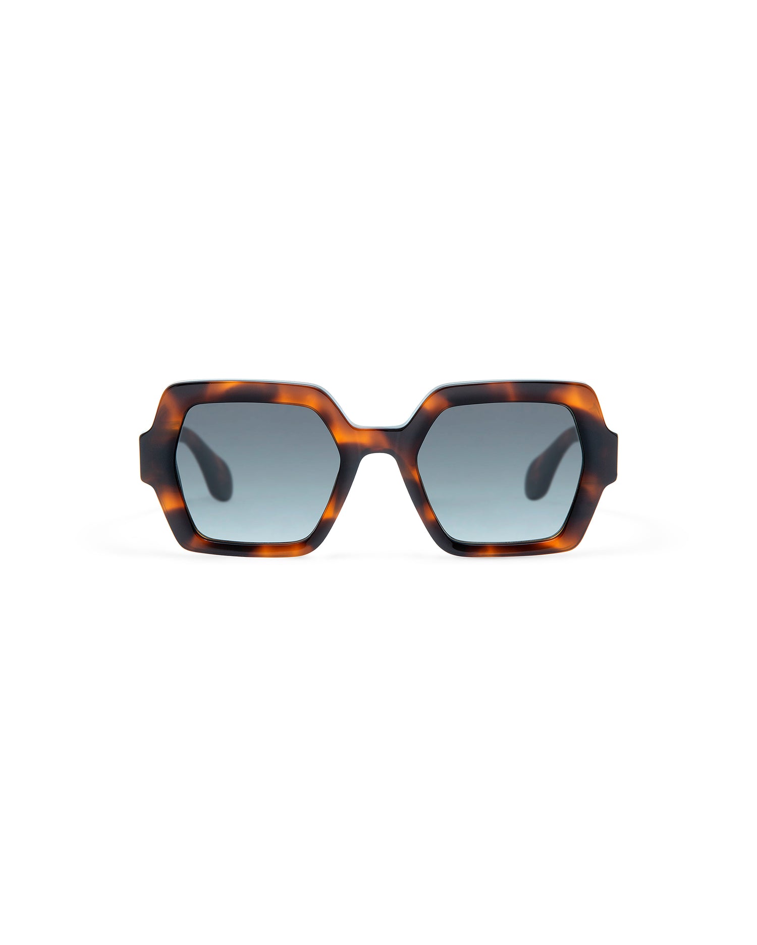 THRIVE 024: Geométricas Acetato Havana sunglasses by GIGI STUDIOS 7381