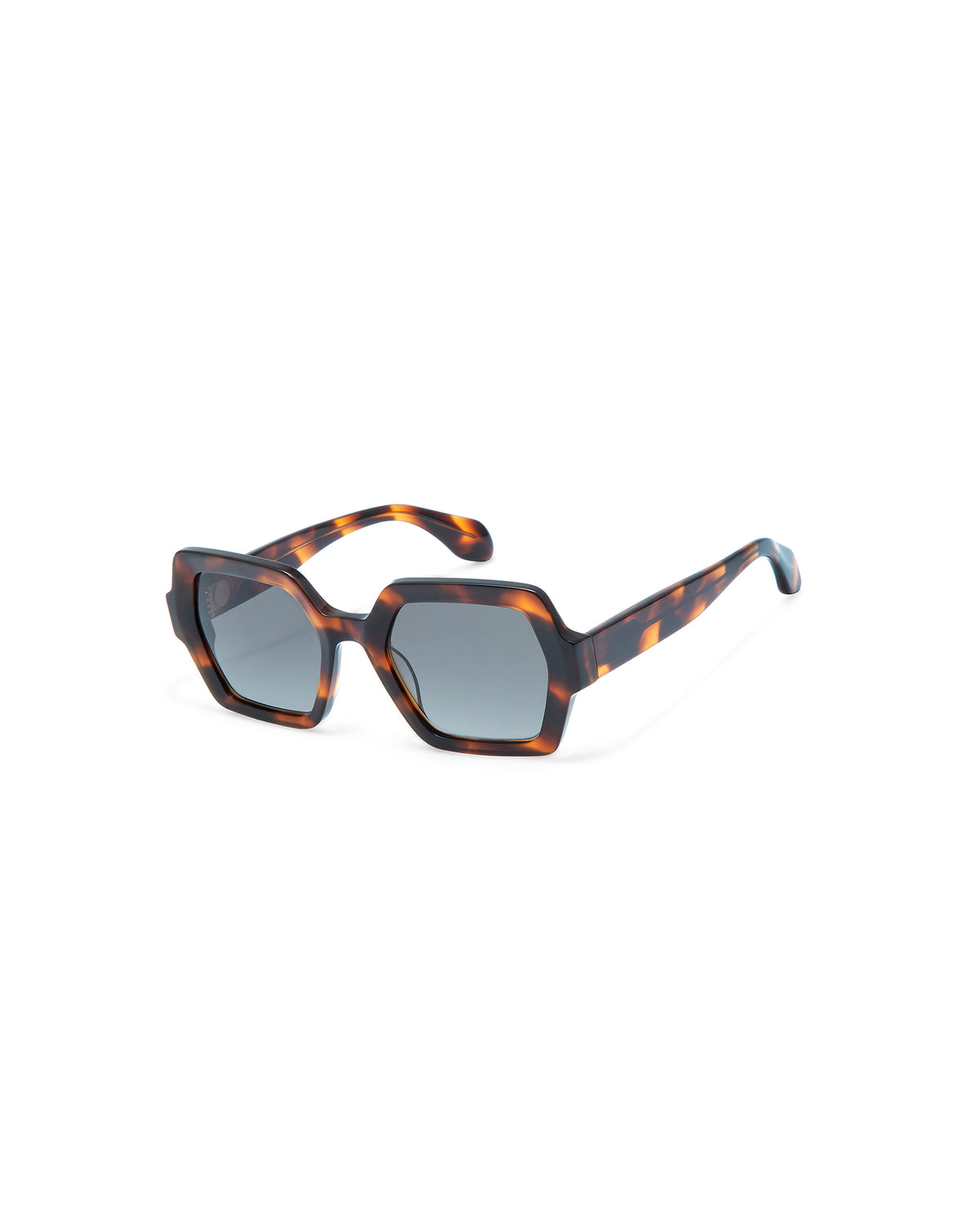THRIVE 024: Geométricas Acetato Havana sunglasses by GIGI STUDIOS 7382
