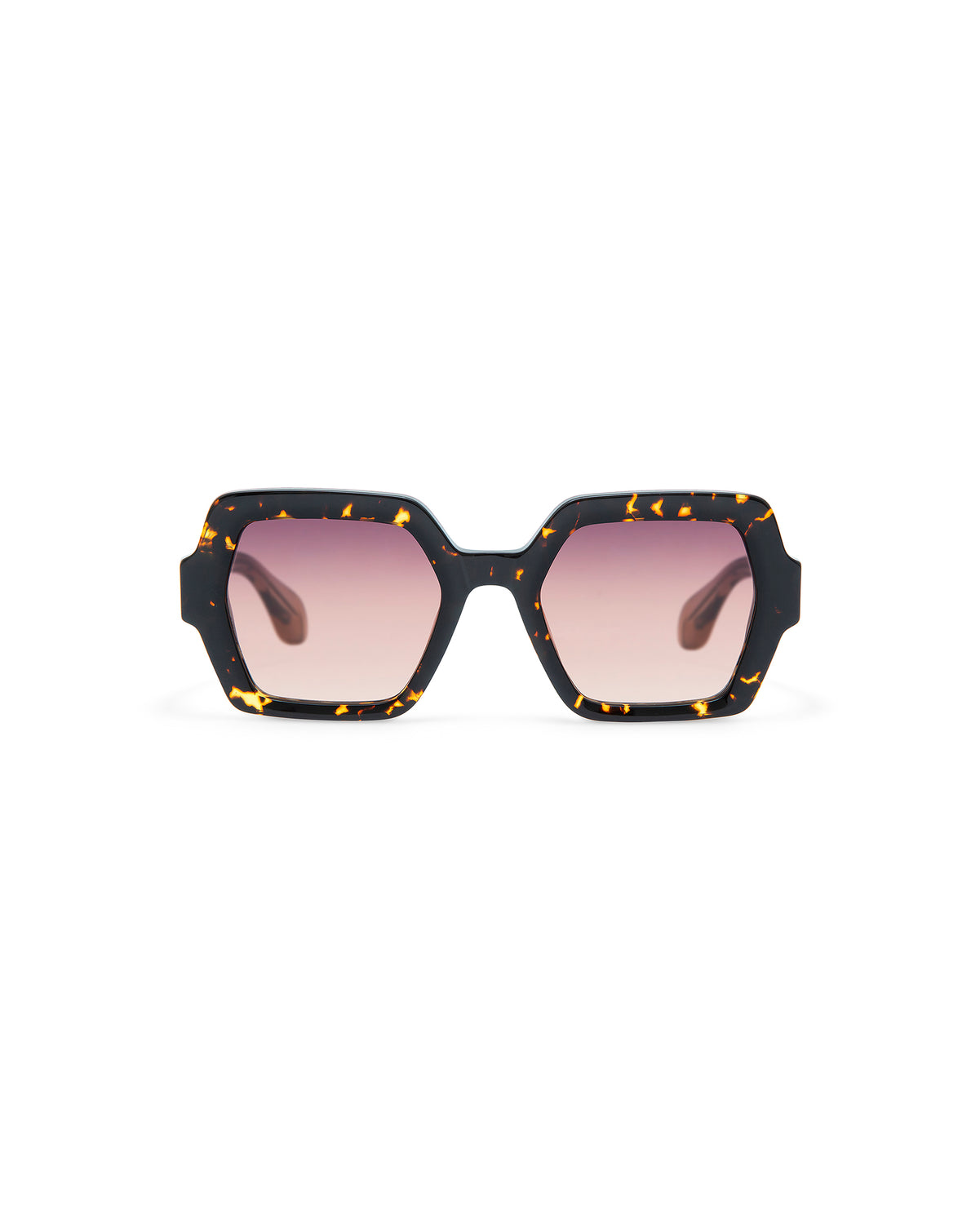 THRIVE 024: Geométricas Acetato Havana sunglasses by GIGI STUDIOS 7383