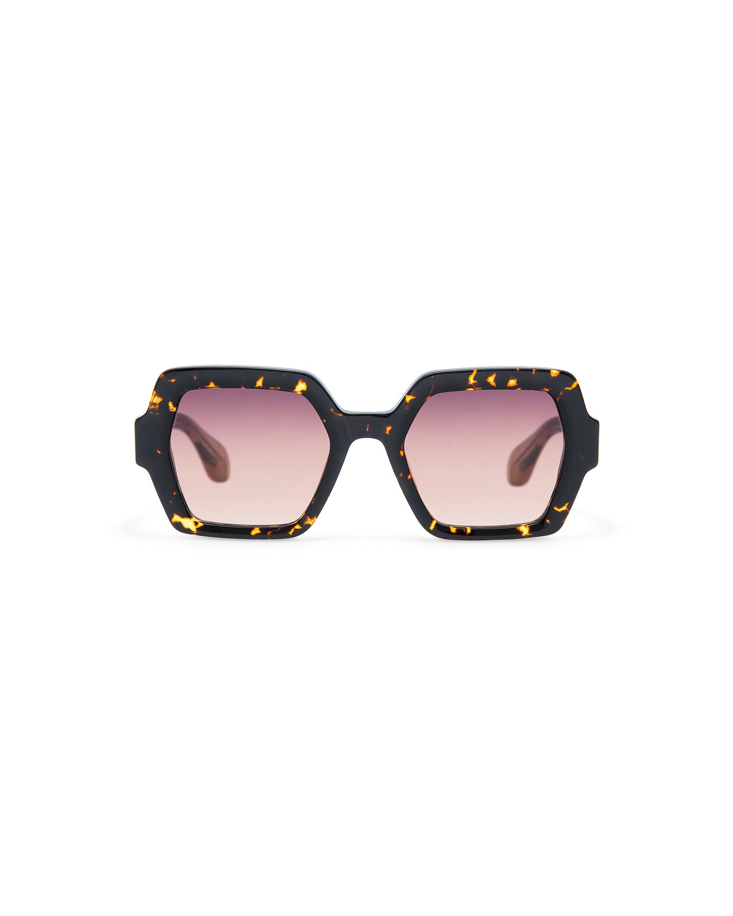 THRIVE 024: Geométricas Acetato Havana sunglasses by GIGI STUDIOS 7383
