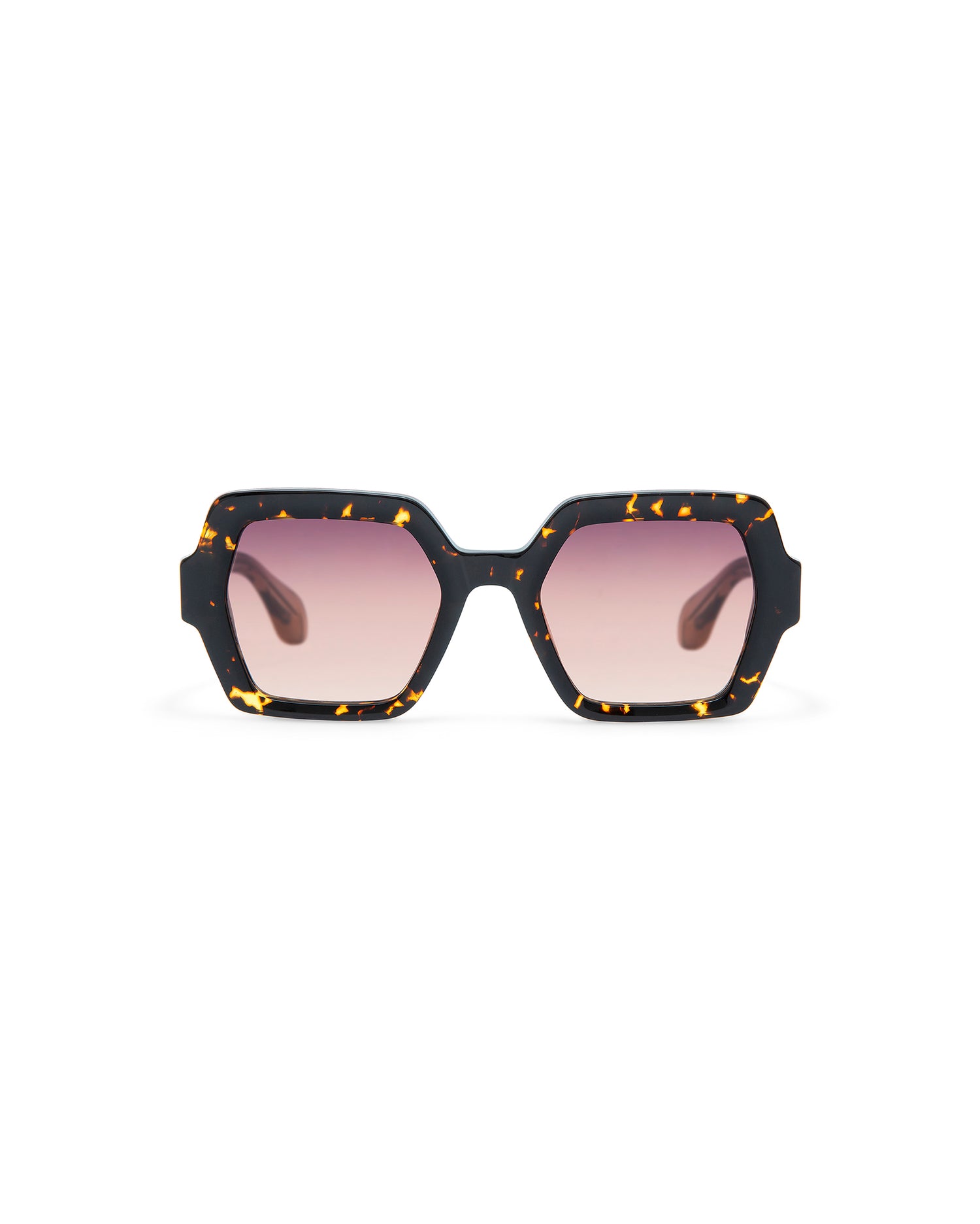 THRIVE 024: Geométricas Acetato Havana sunglasses by GIGI STUDIOS 7383