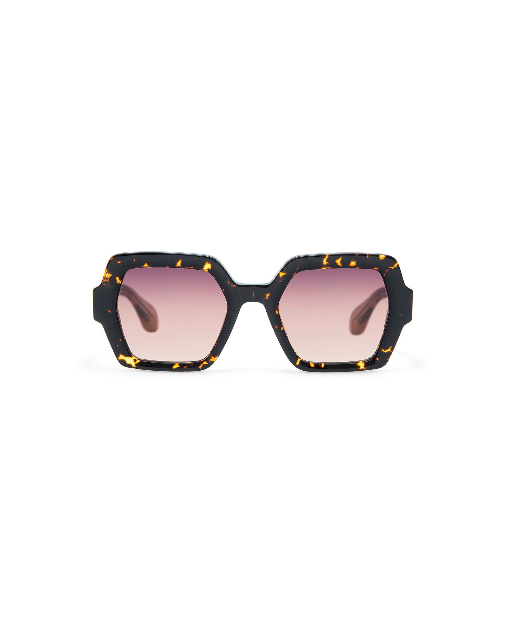 THRIVE 024: Geométricas Acetato Havana sunglasses by GIGI STUDIOS 7383
