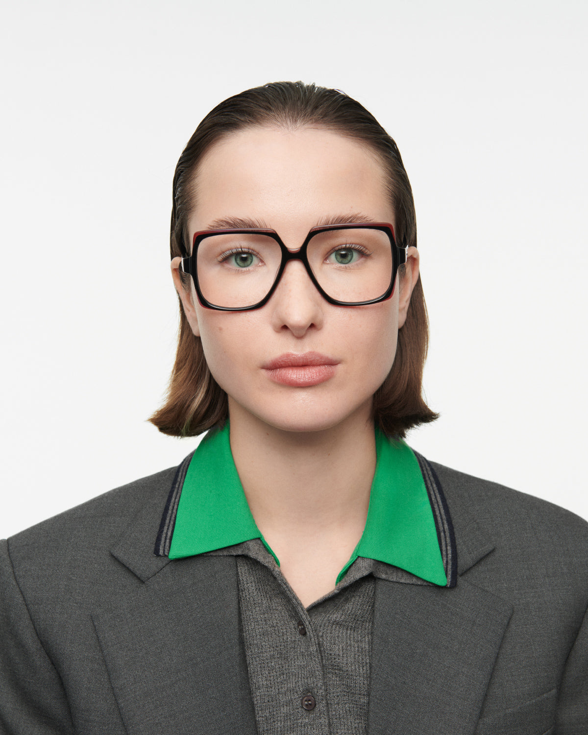 THRIVE 001: Geométricas Acetato Noir optical glasses by GIGI STUDIOS 7692