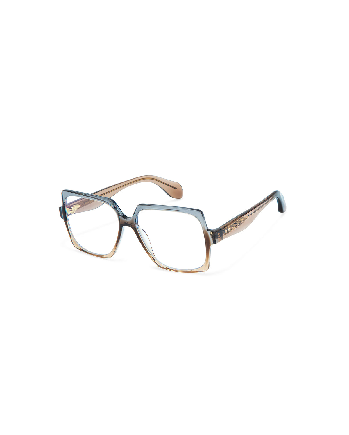 THRIVE 001: Geométricas Acetato Marrón optical glasses by GIGI STUDIOS 7392