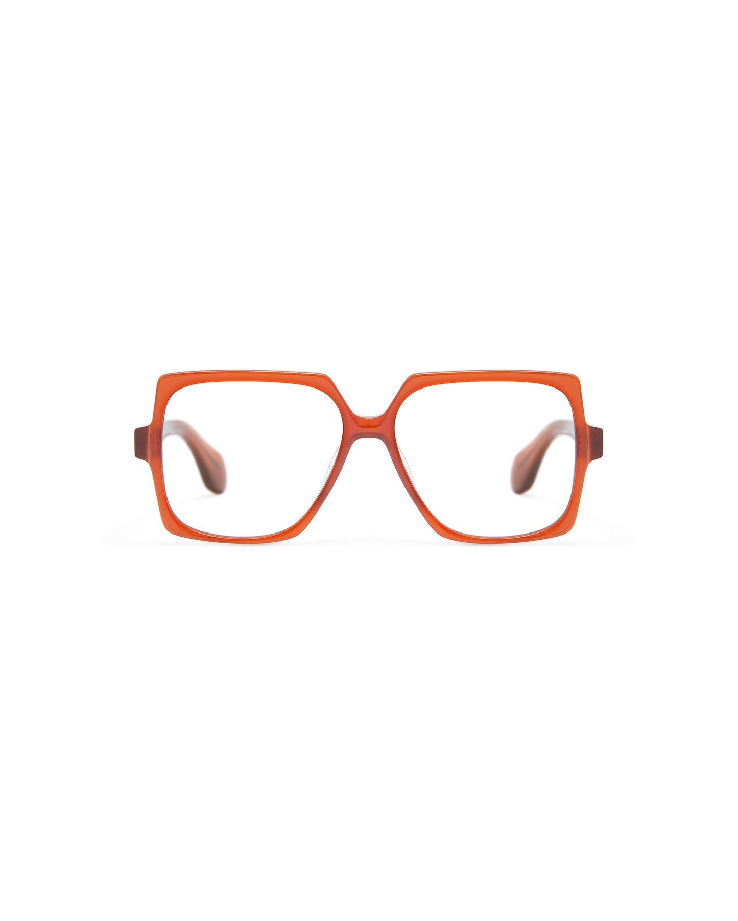 THRIVE 001: Geométricas Acetato Orange optical glasses by GIGI STUDIOS 7393