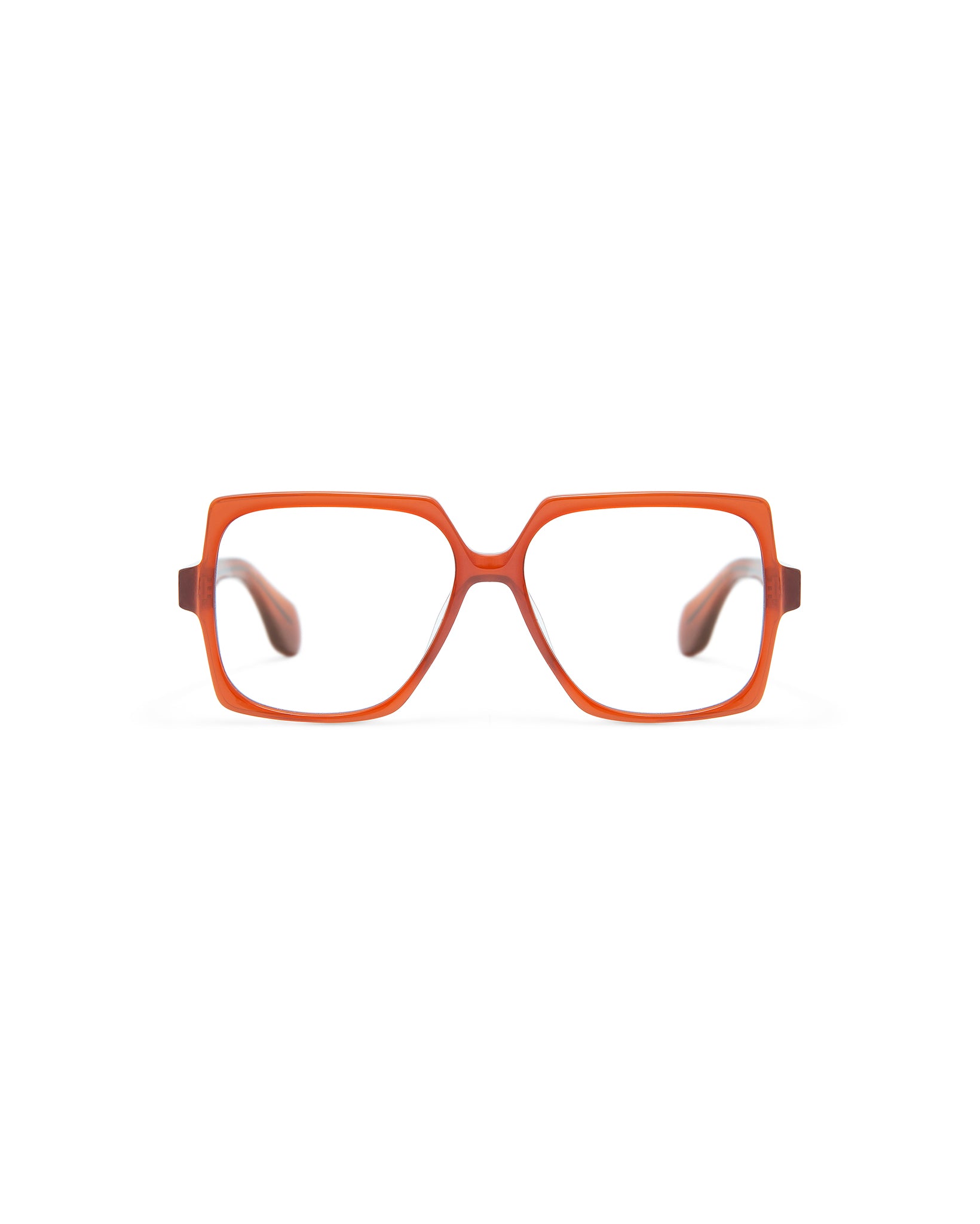 THRIVE 001: Geométricas Acetato Orange optical glasses by GIGI STUDIOS 7393