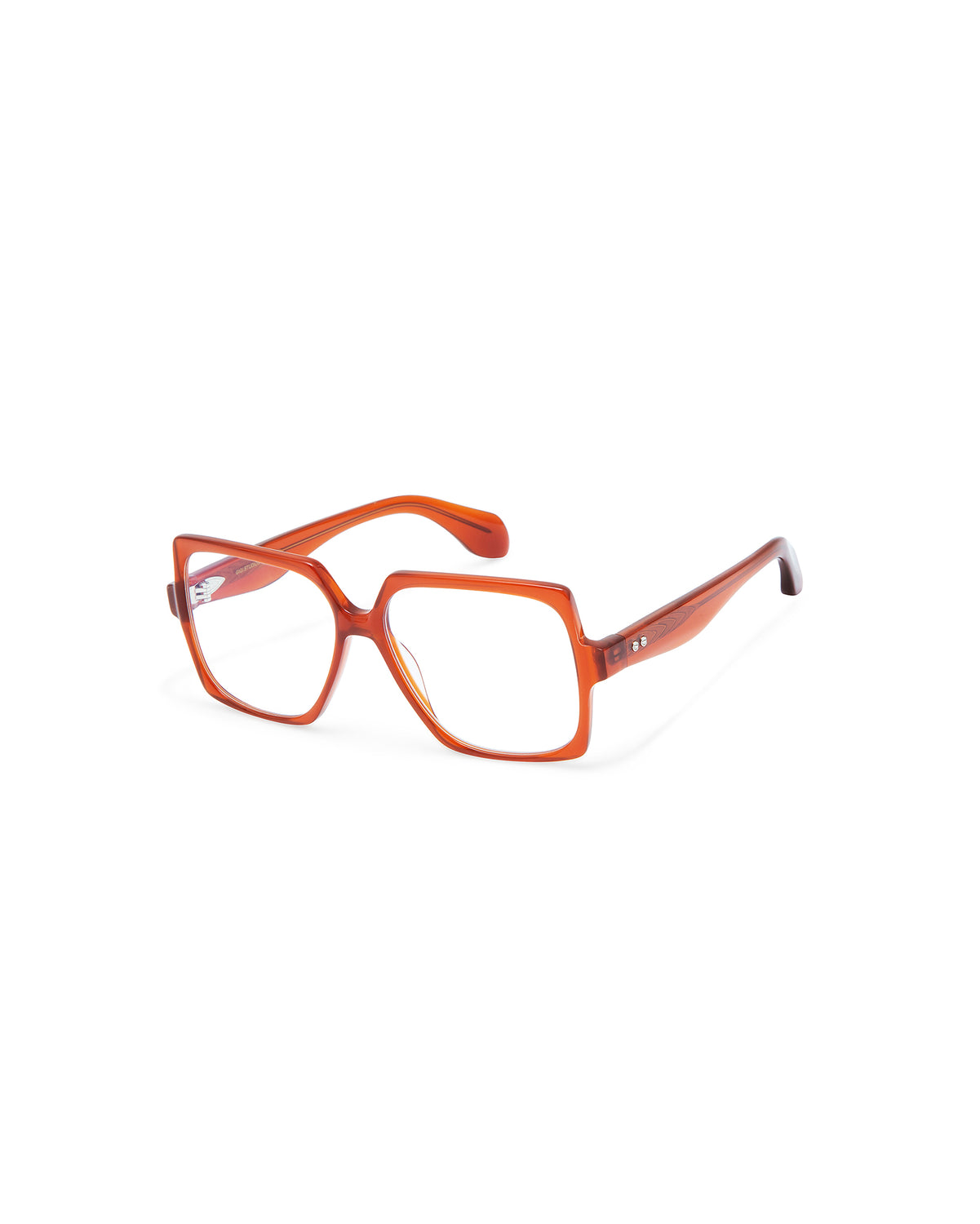 THRIVE 001: Geométricas Acetato Orange optical glasses by GIGI STUDIOS 7394