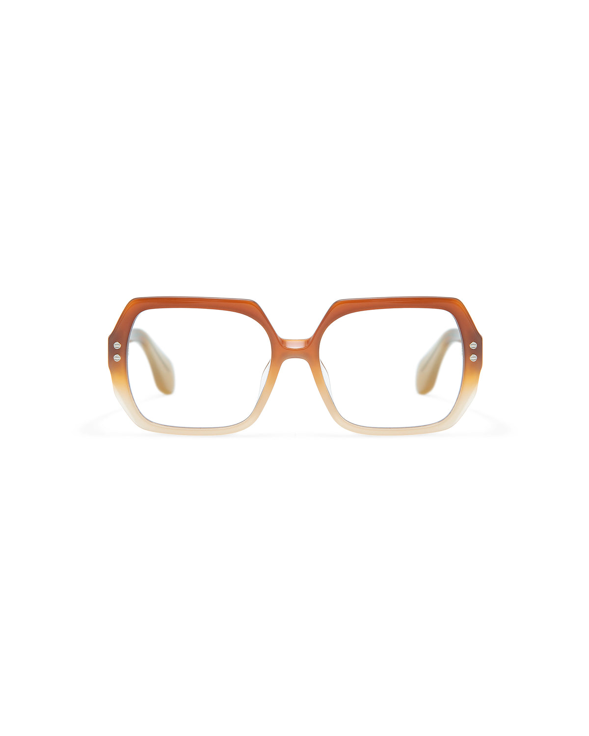 THRIVE 004: Cuadrada Acetato Marrón optical glasses by GIGI STUDIOS 7415