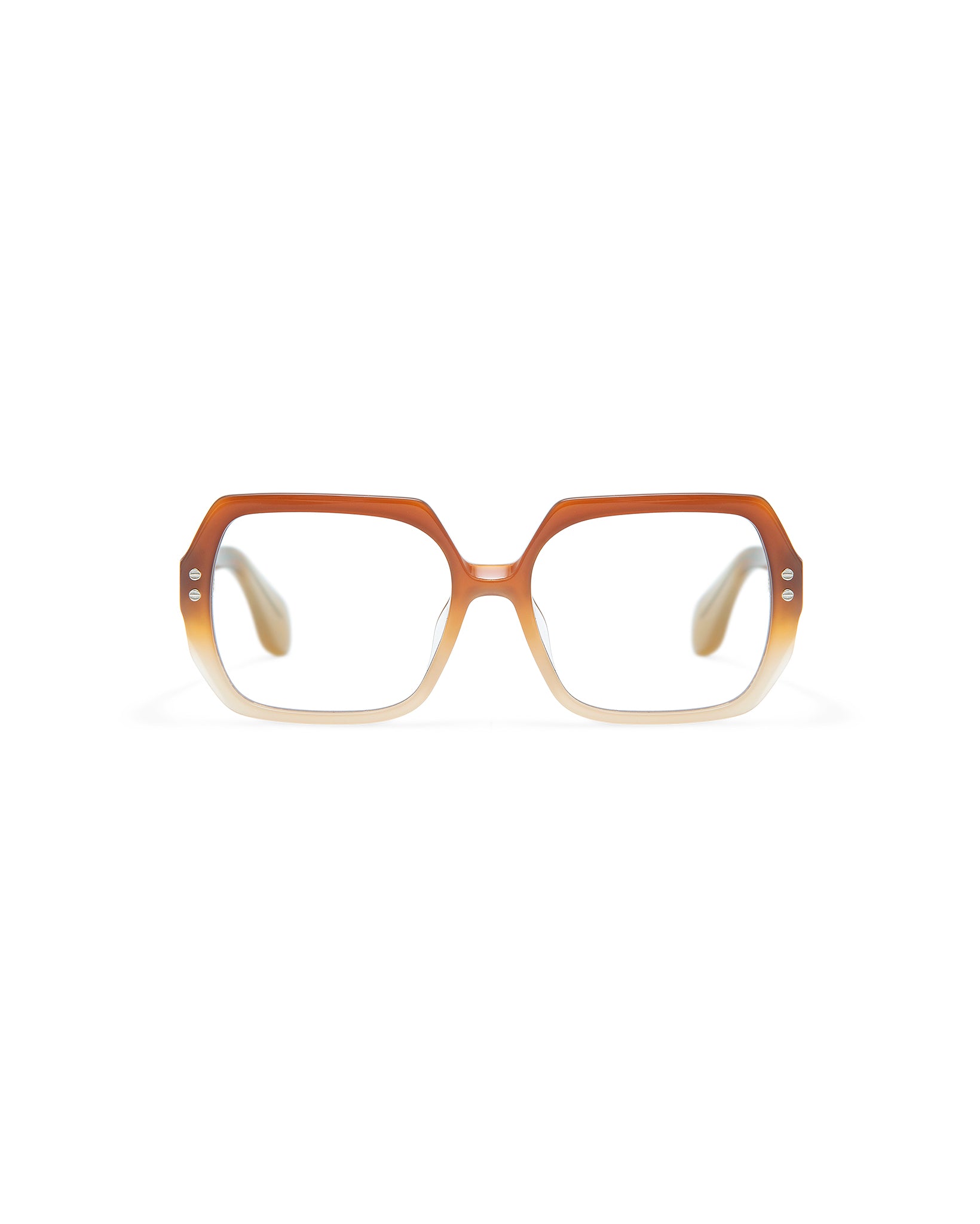THRIVE 004: Cuadrada Acetato Marrón optical glasses by GIGI STUDIOS 7415