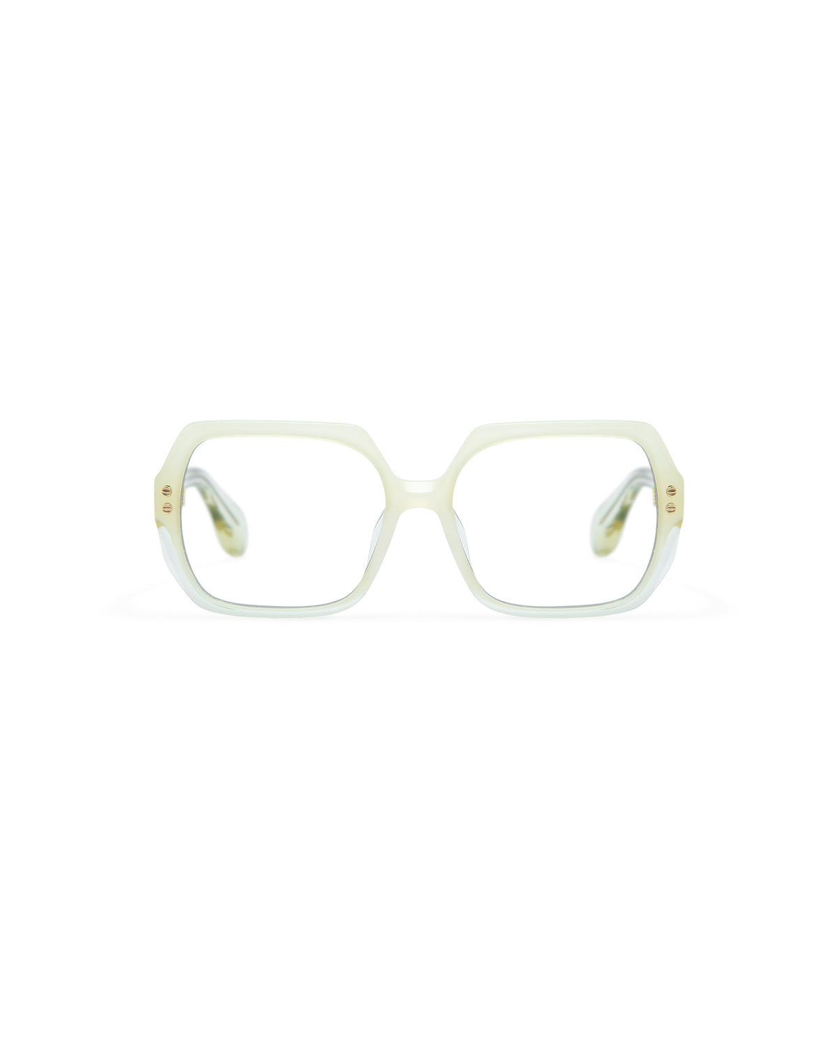 THRIVE 004: Cuadrada Acetato Blanco optical glasses by GIGI STUDIOS 7417