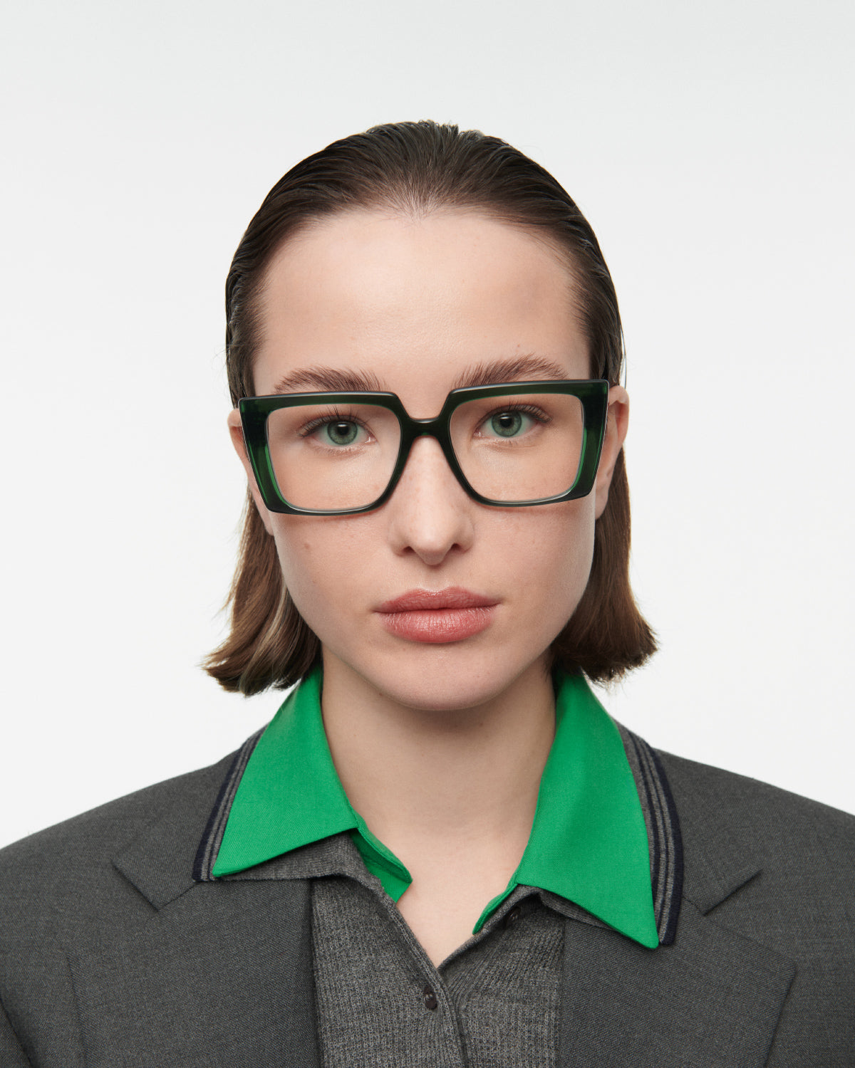 THRIVE 005: Cat Eye Acetato Verde optical glasses by GIGI STUDIOS 7705