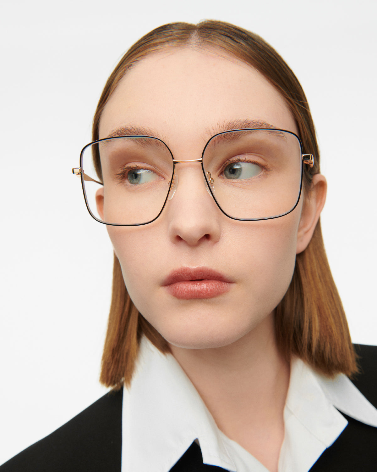 THRIVE 012: Cuadrada Metal Doré optical glasses by GIGI STUDIOS 7721