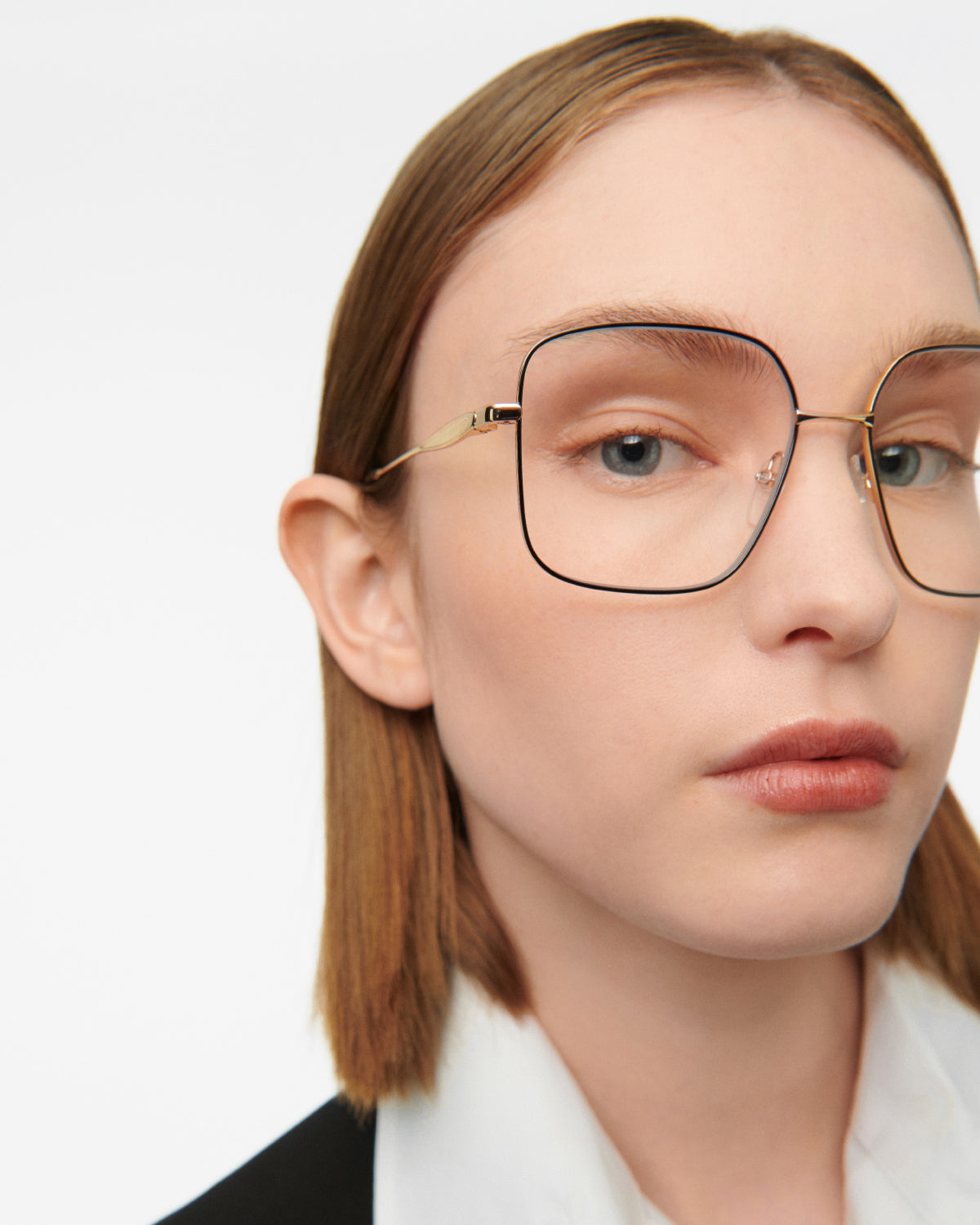 THRIVE 012: Cuadrada Metal Doré optical glasses by GIGI STUDIOS 7722