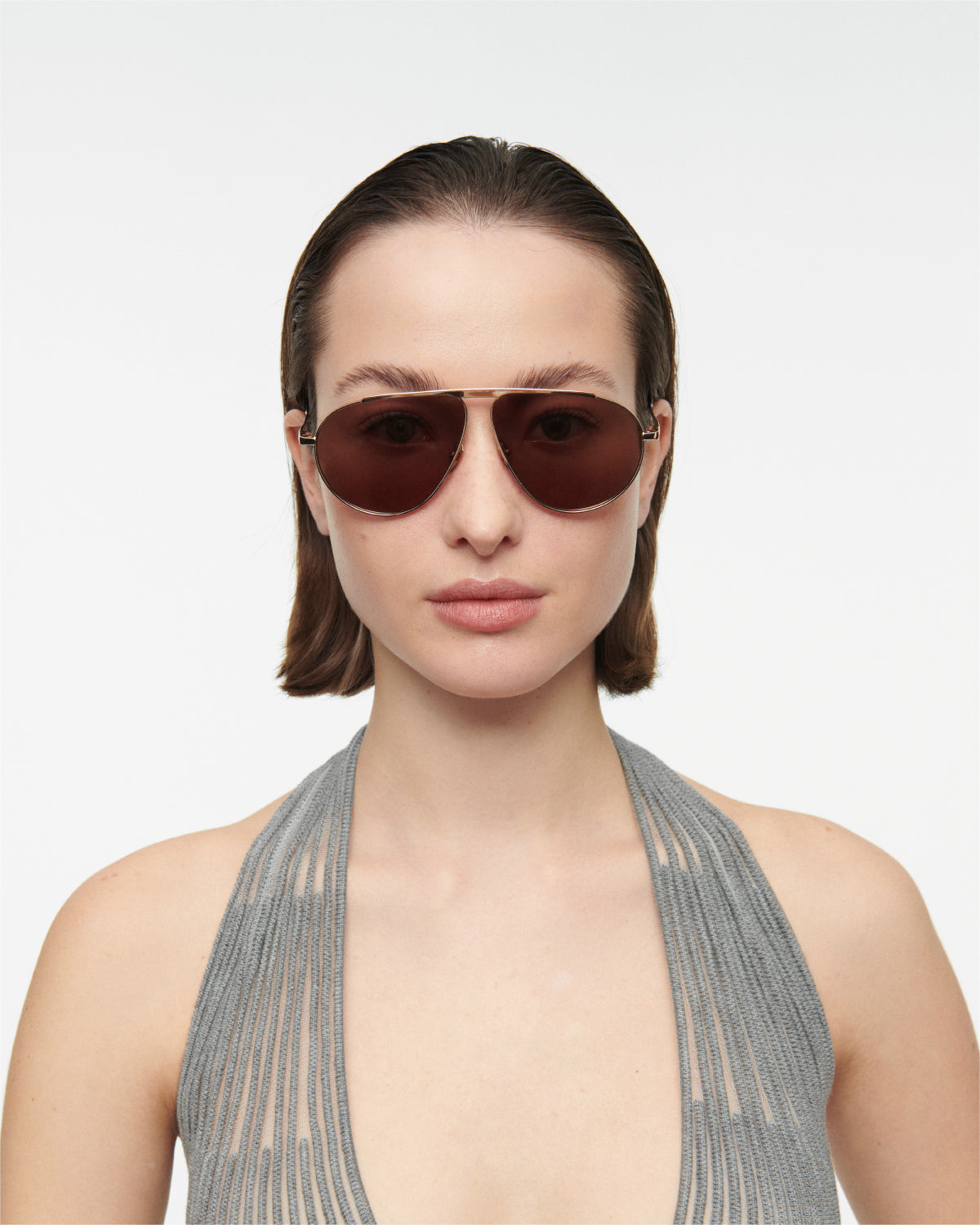 THRIVE 026: Aviador Metal Doré sunglasses by GIGI STUDIOS 7730