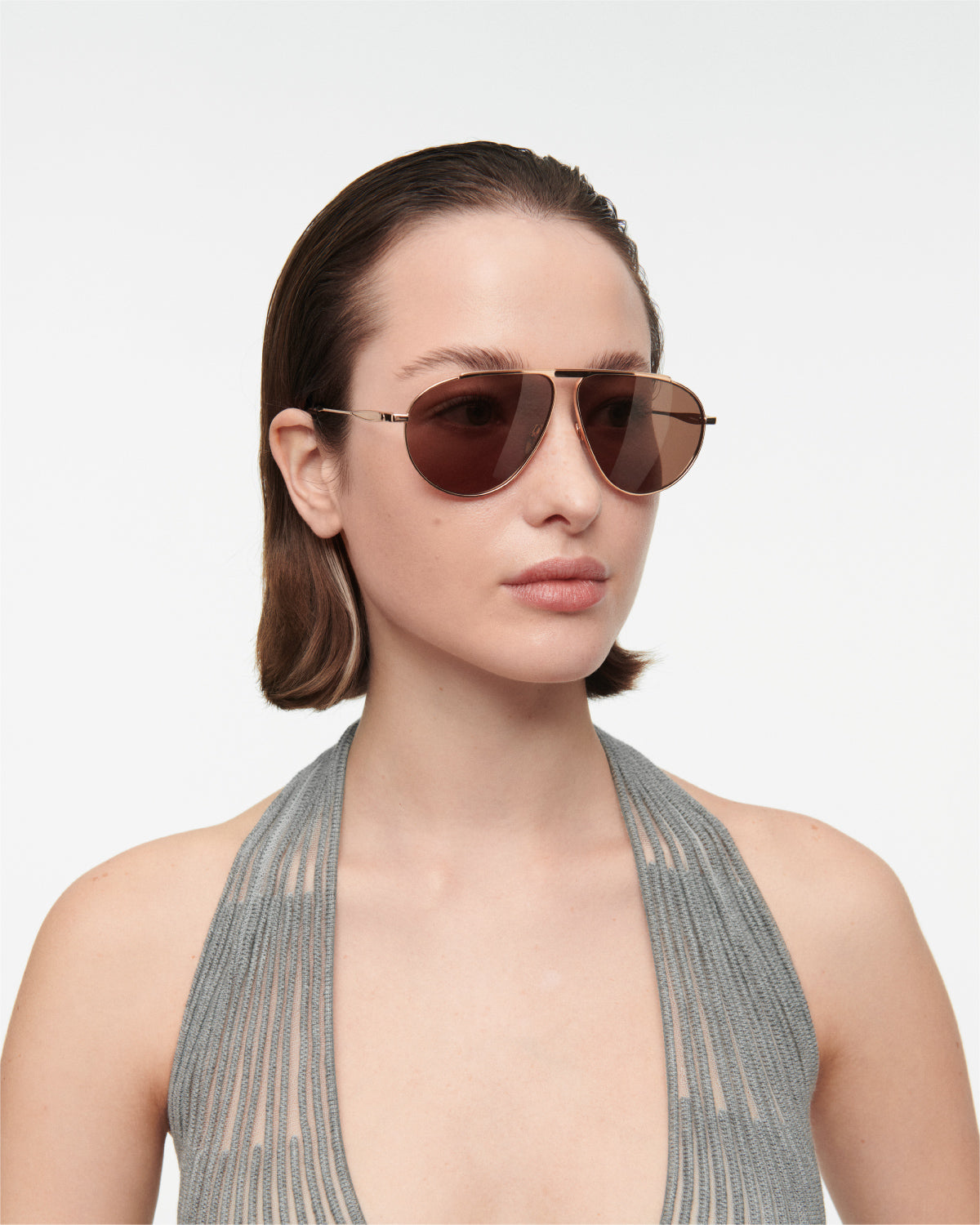 THRIVE 026: Aviador Metal Doré sunglasses by GIGI STUDIOS 7731