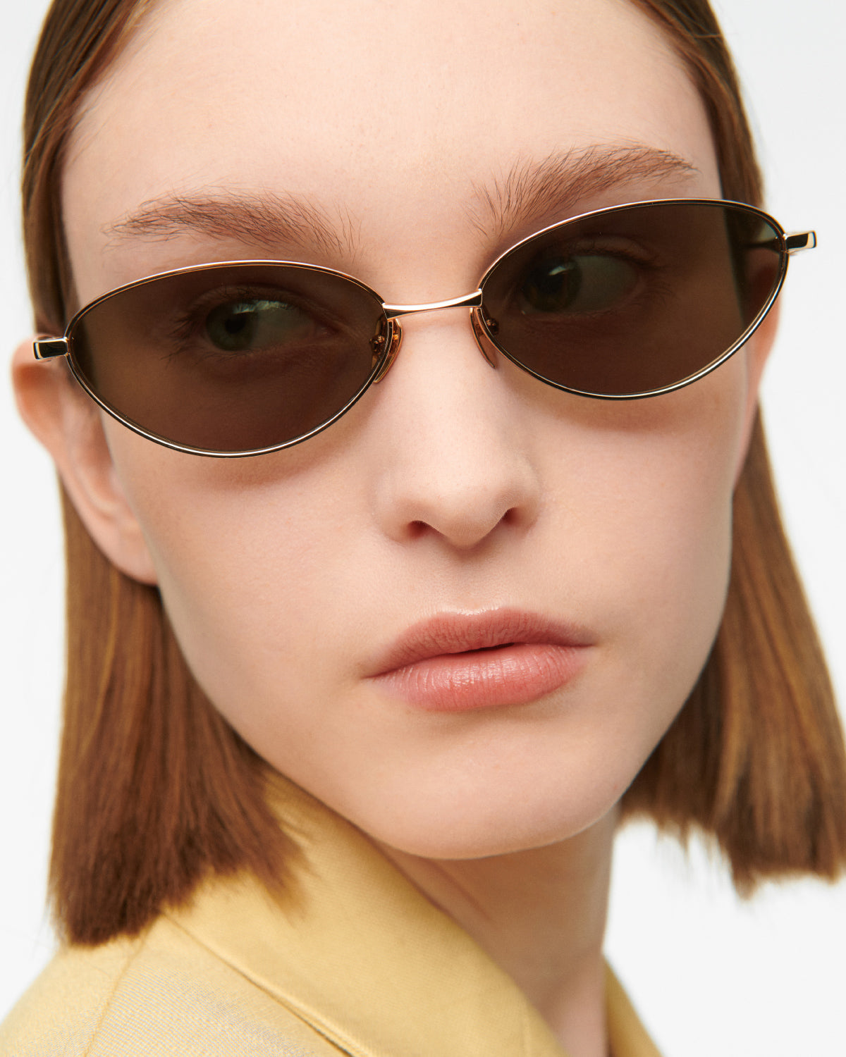 THRIVE 028: Tiny Metal Doré sunglasses by GIGI STUDIOS 7734