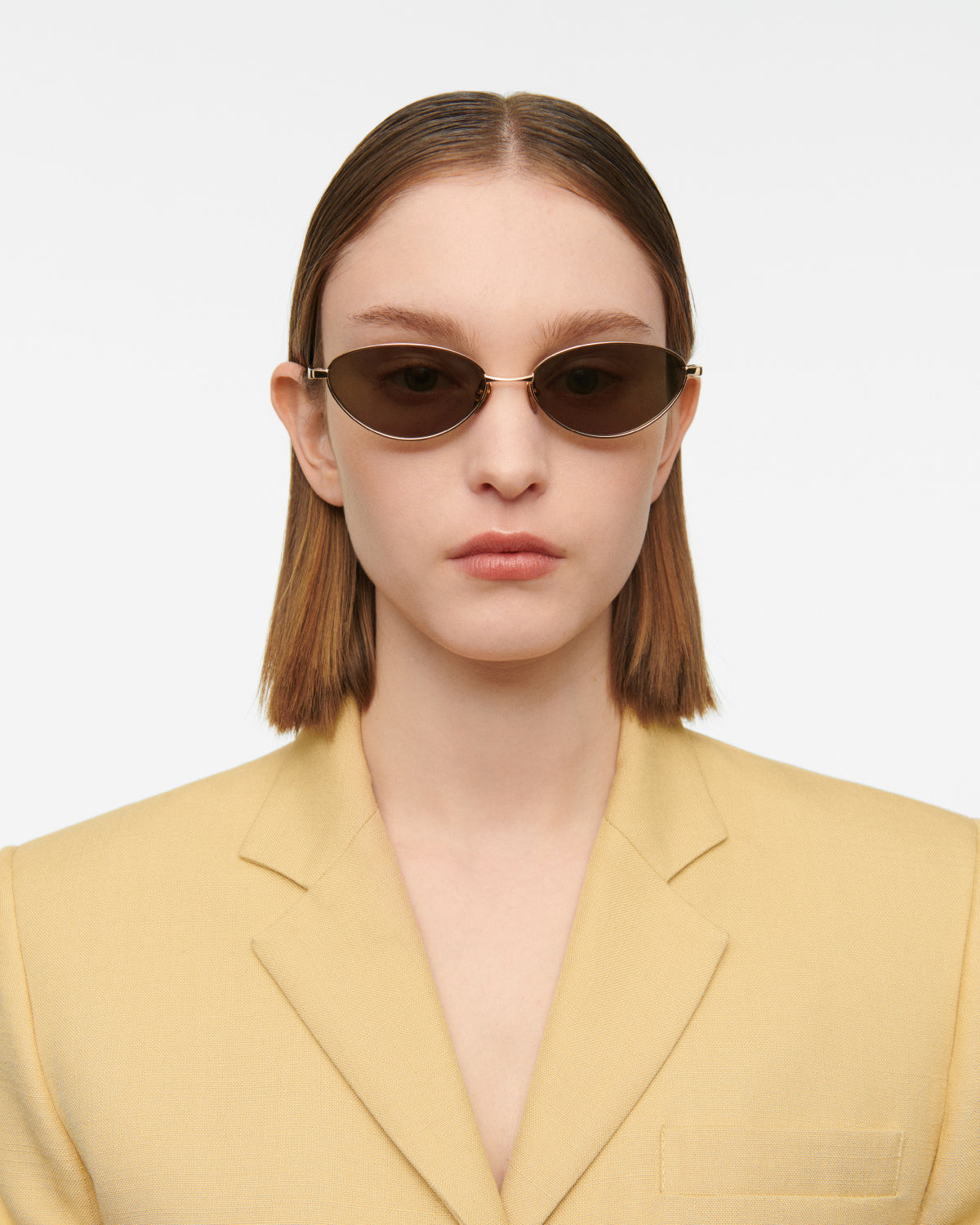 THRIVE 028: Tiny Metal Doré sunglasses by GIGI STUDIOS 7735