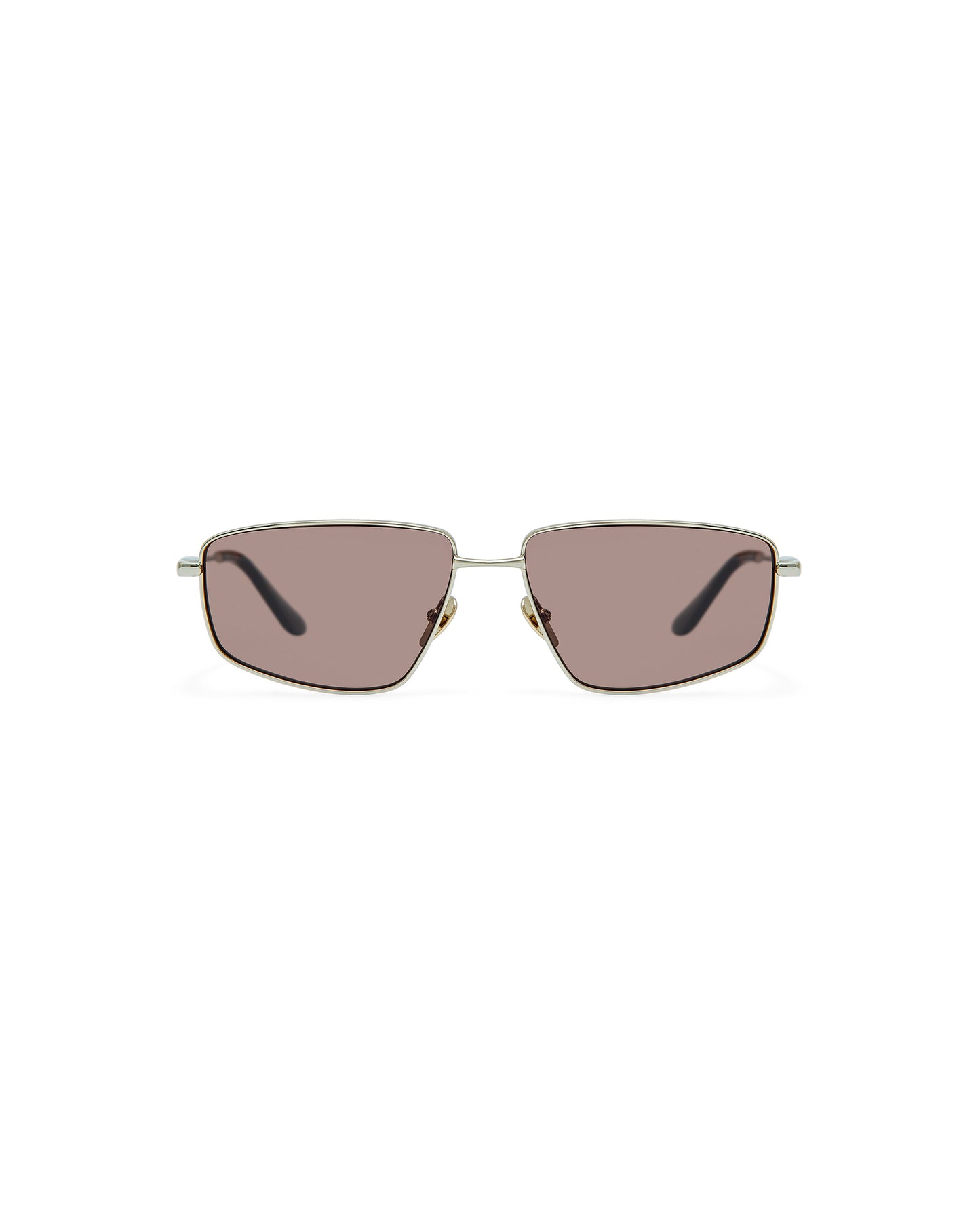 THRIVE 029: Rectangular Metal Doré sunglasses by GIGI STUDIOS 7505