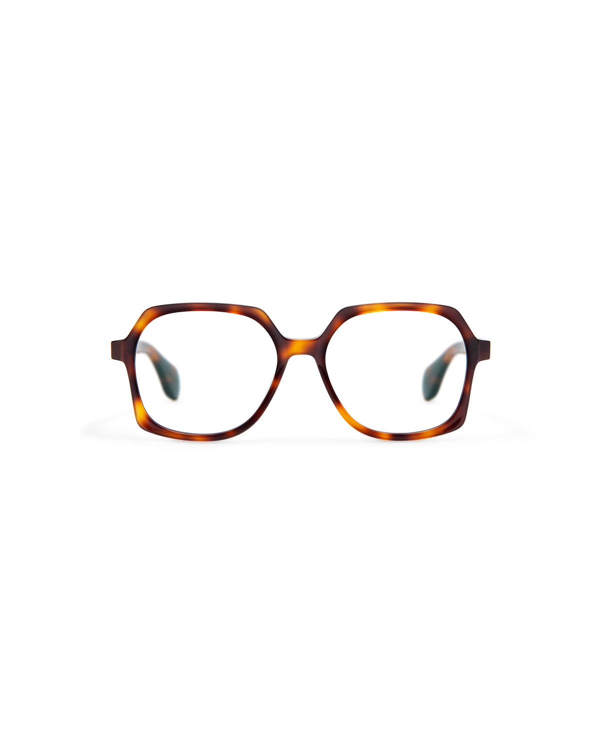 REVIVRE 41: Geométricas Acetato Havana optical glasses by GIGI STUDIOS 7999