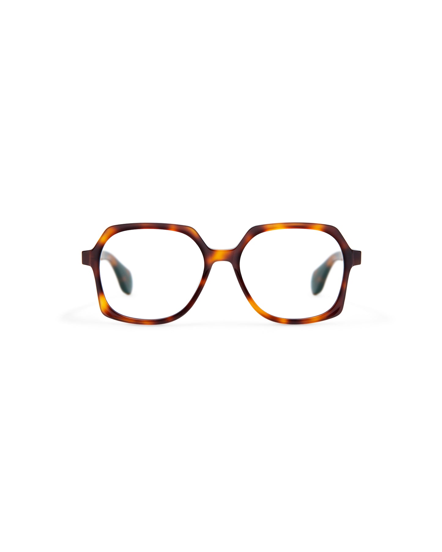 REVIVRE 41: Geométricas Acetato Havana optical glasses by GIGI STUDIOS 7999