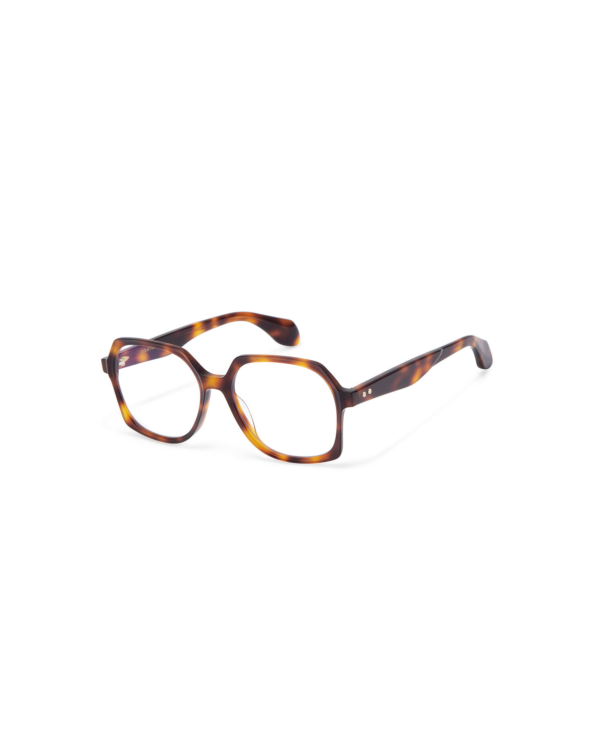 REVIVRE 41: Geométricas Acetato Havana optical glasses by GIGI STUDIOS 7903