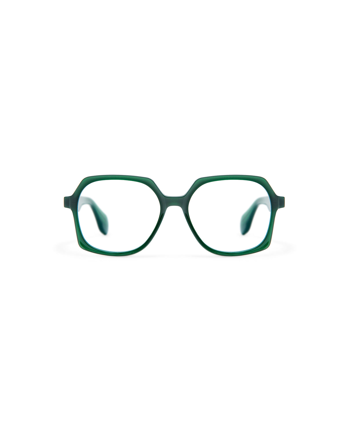REVIVRE 41: Geométricas Acetato Verde optical glasses by GIGI STUDIOS 7905