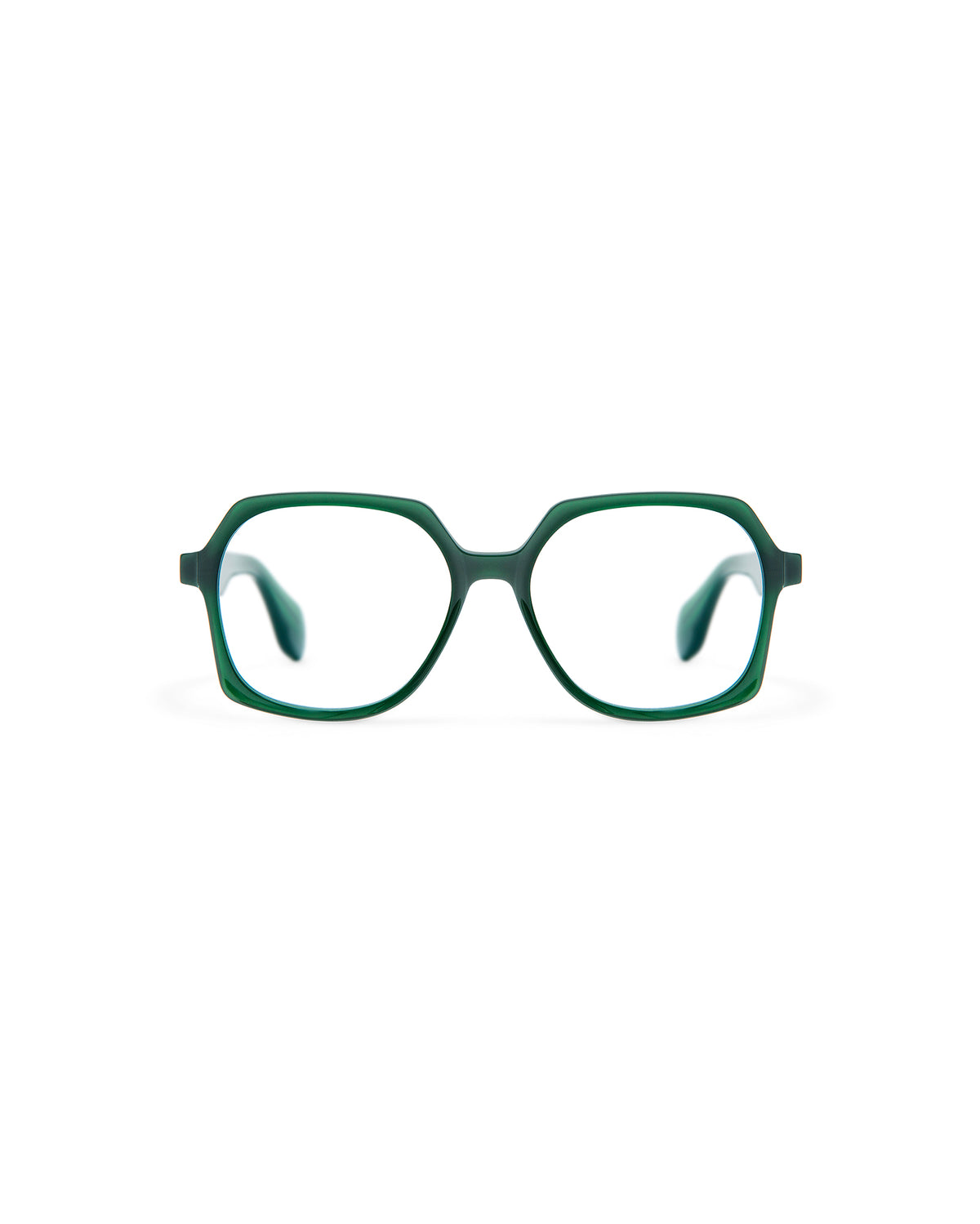 REVIVRE 41: Geométricas Acetato Verde optical glasses by GIGI STUDIOS 7905