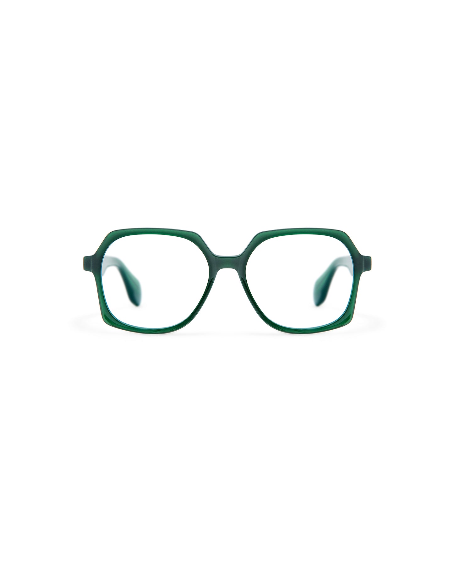 REVIVRE 41: Geométricas Acetato Verde optical glasses by GIGI STUDIOS 7905