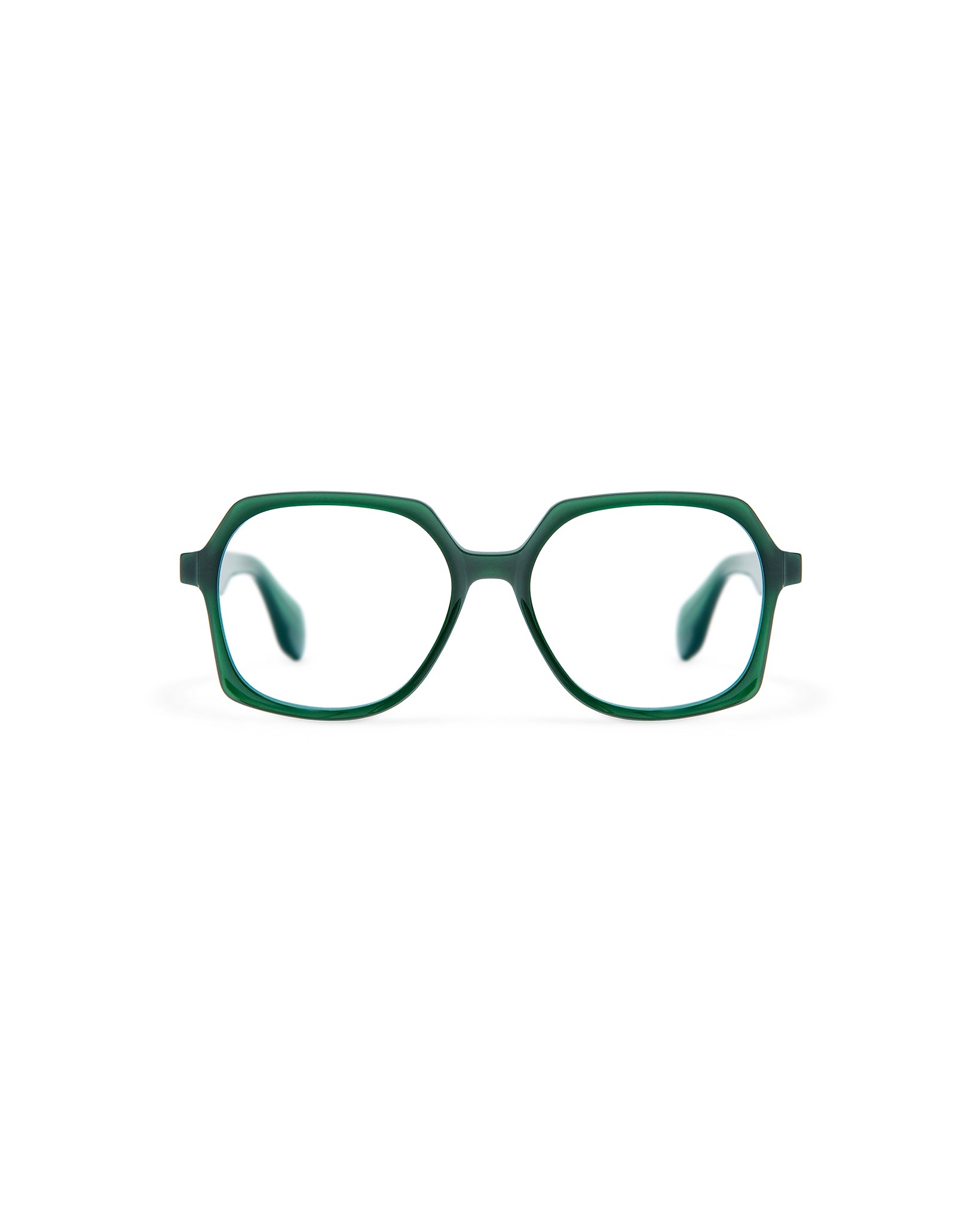REVIVRE 41: Geométricas Acetato Verde optical glasses by GIGI STUDIOS 7905