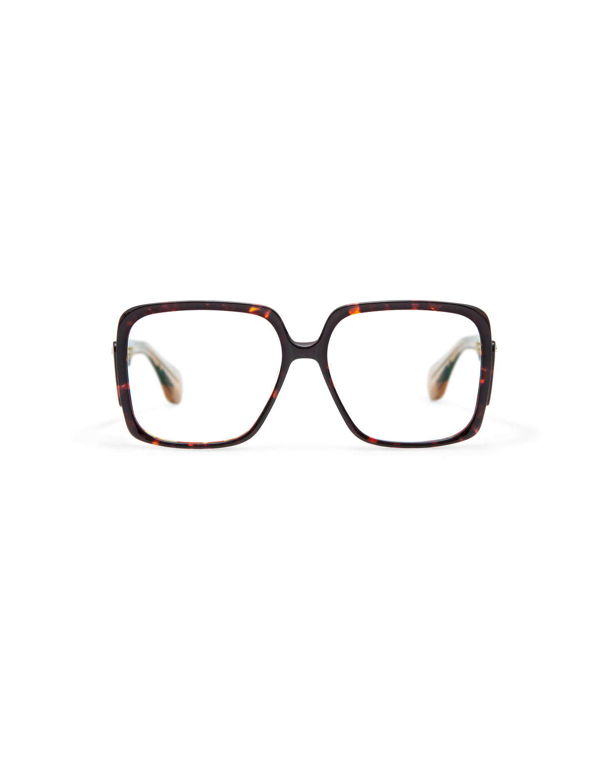 REVIVRE 42: Cuadrada Acetato Havana optical glasses by GIGI STUDIOS 8002