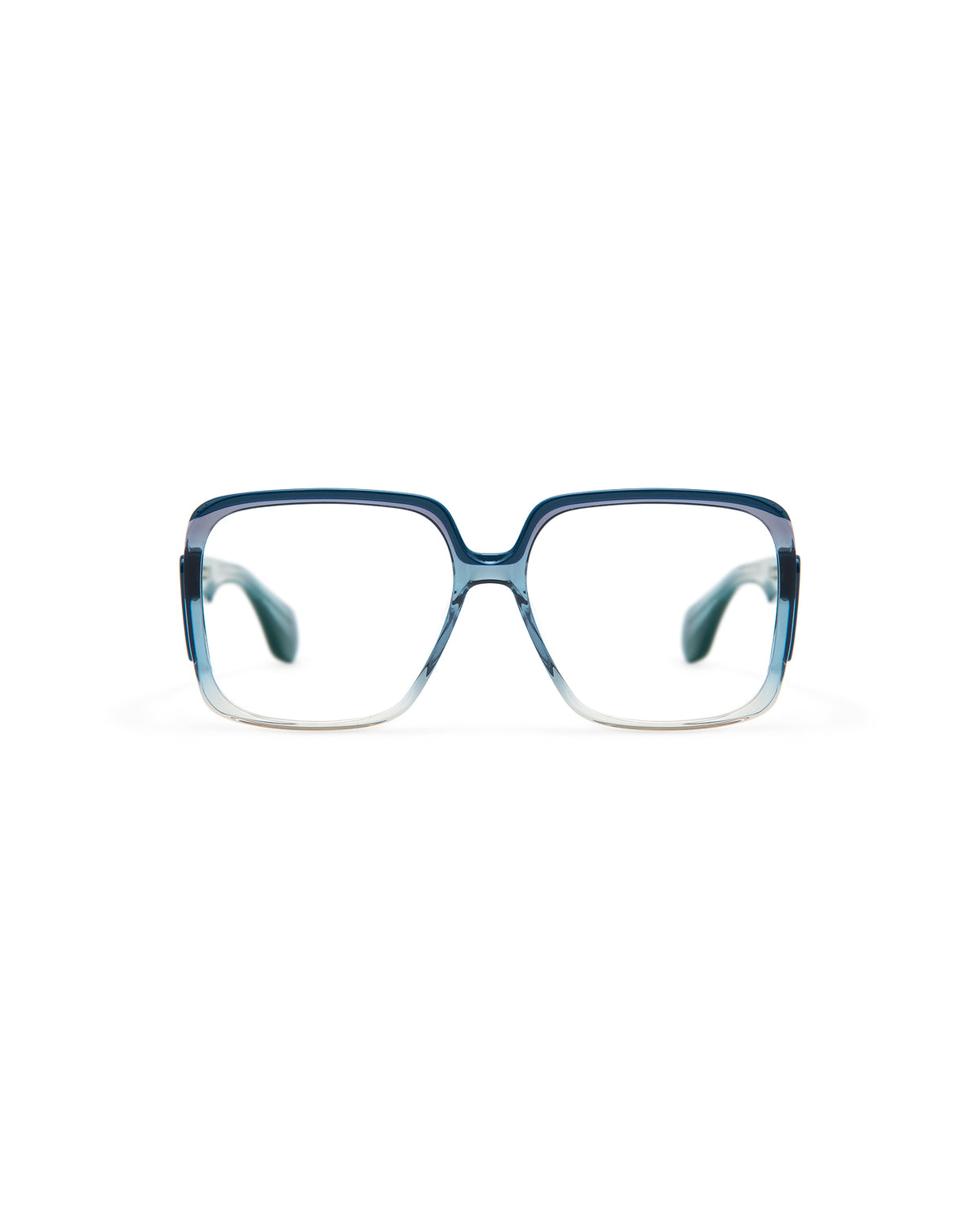 REVIVRE 42: Cuadrada Acetato Azul optical glasses by GIGI STUDIOS 8004
