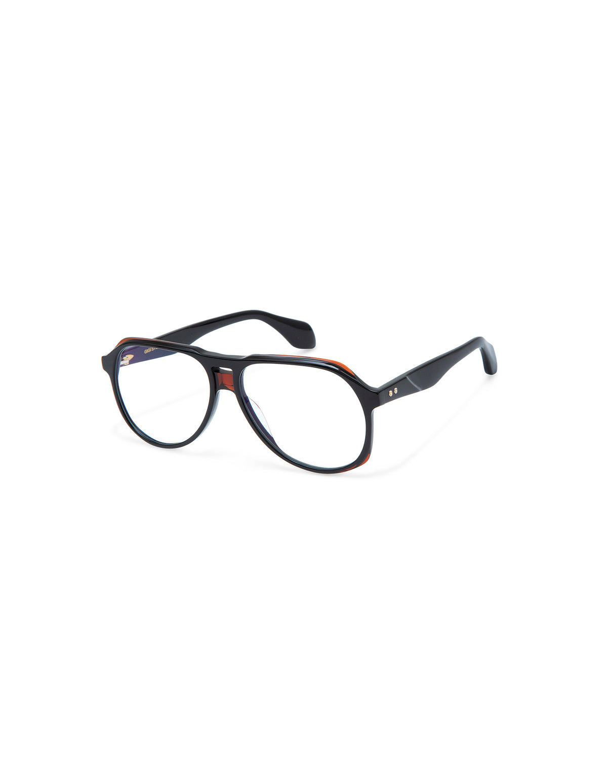REVIVRE 43: Aviador Acetato Noir optical glasses by GIGI STUDIOS 7910