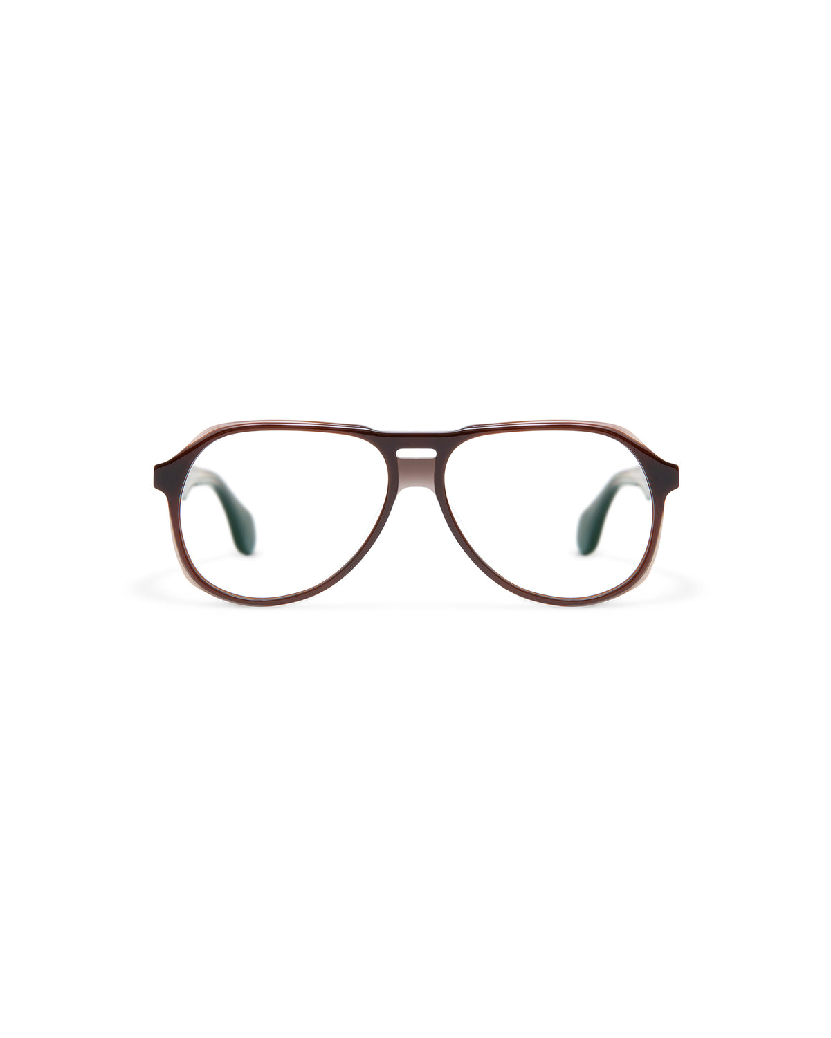 REVIVRE 43: Aviador Acetato Marrón optical glasses by GIGI STUDIOS 7912