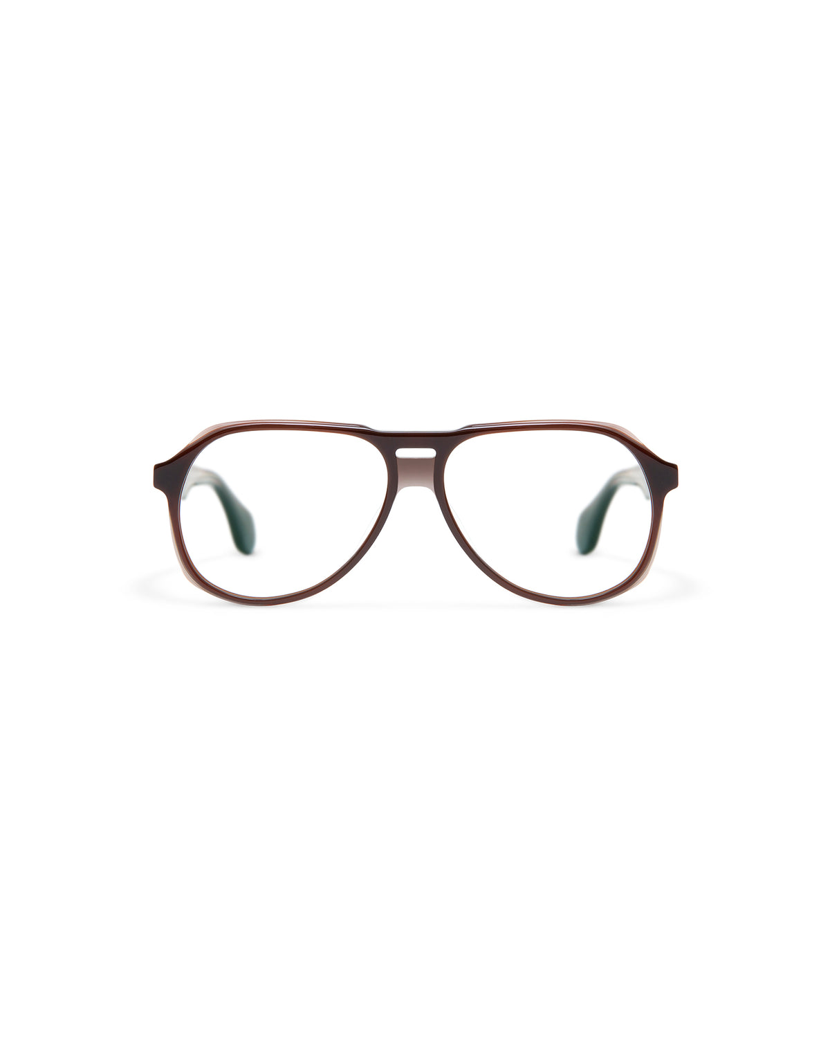REVIVRE 43: Aviador Acetato Marrón optical glasses by GIGI STUDIOS 7912