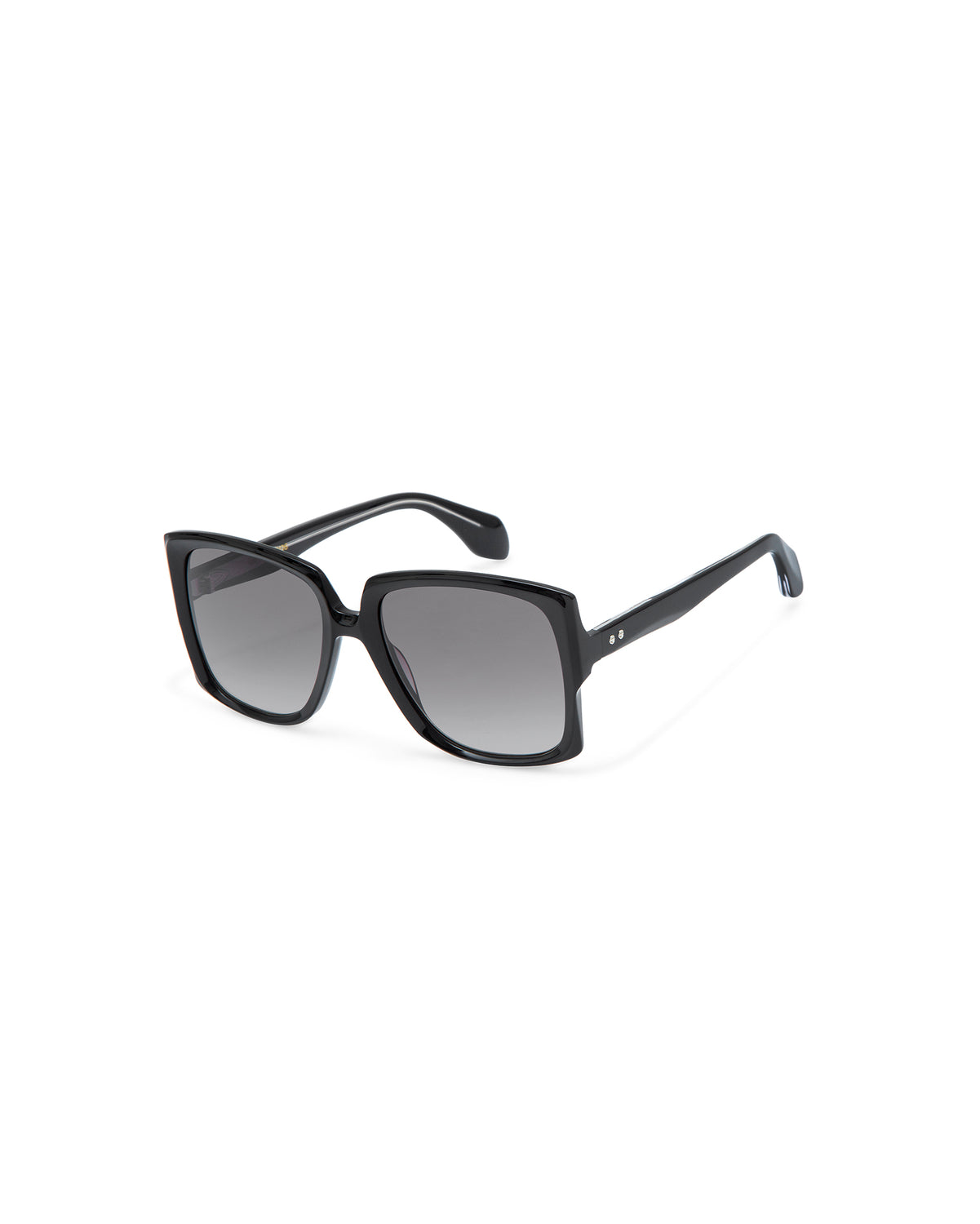REVIVRE 44: Cuadrada Acetato Noir sunglasses by GIGI STUDIOS 7914