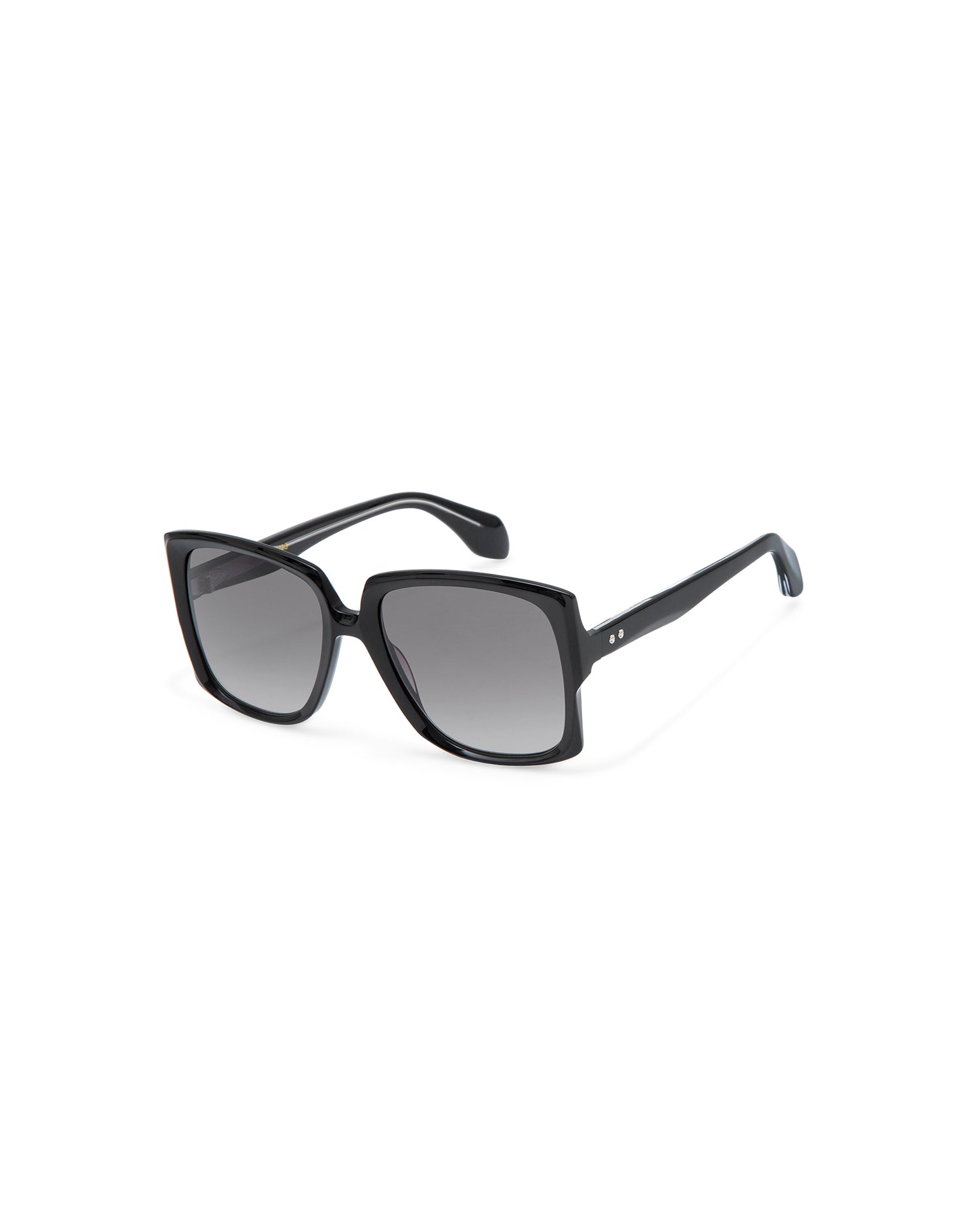 REVIVRE 44: Cuadrada Acetato Noir sunglasses by GIGI STUDIOS 7914