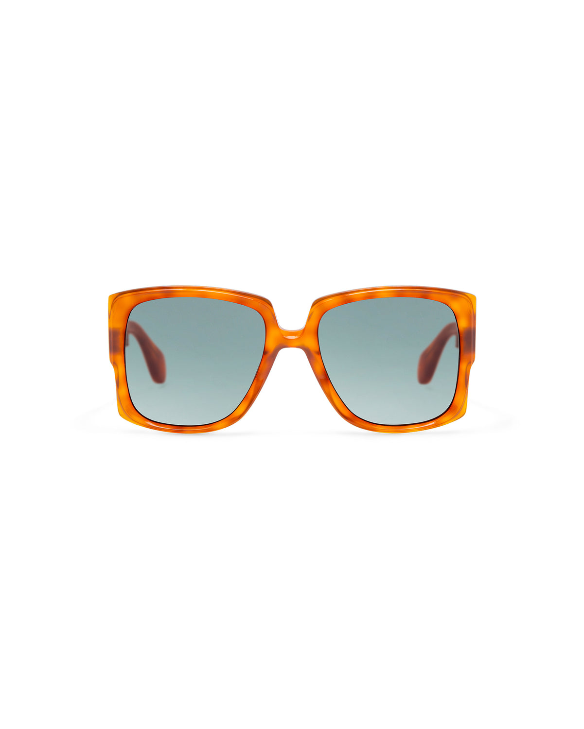 REVIVRE 44: Cuadrada Acetato Havana sunglasses by GIGI STUDIOS 8011