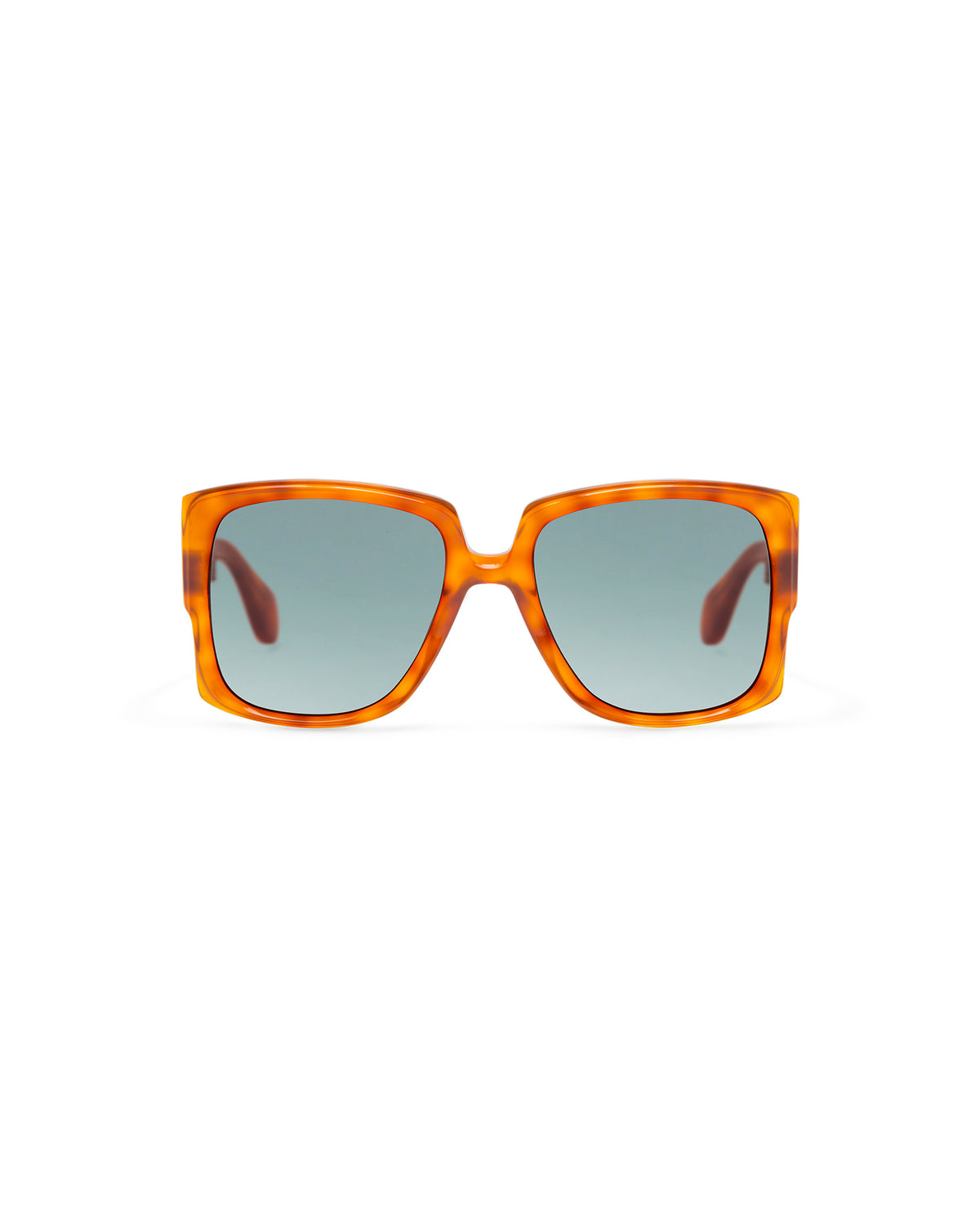 REVIVRE 44: Cuadrada Acetato Havana sunglasses by GIGI STUDIOS 8011