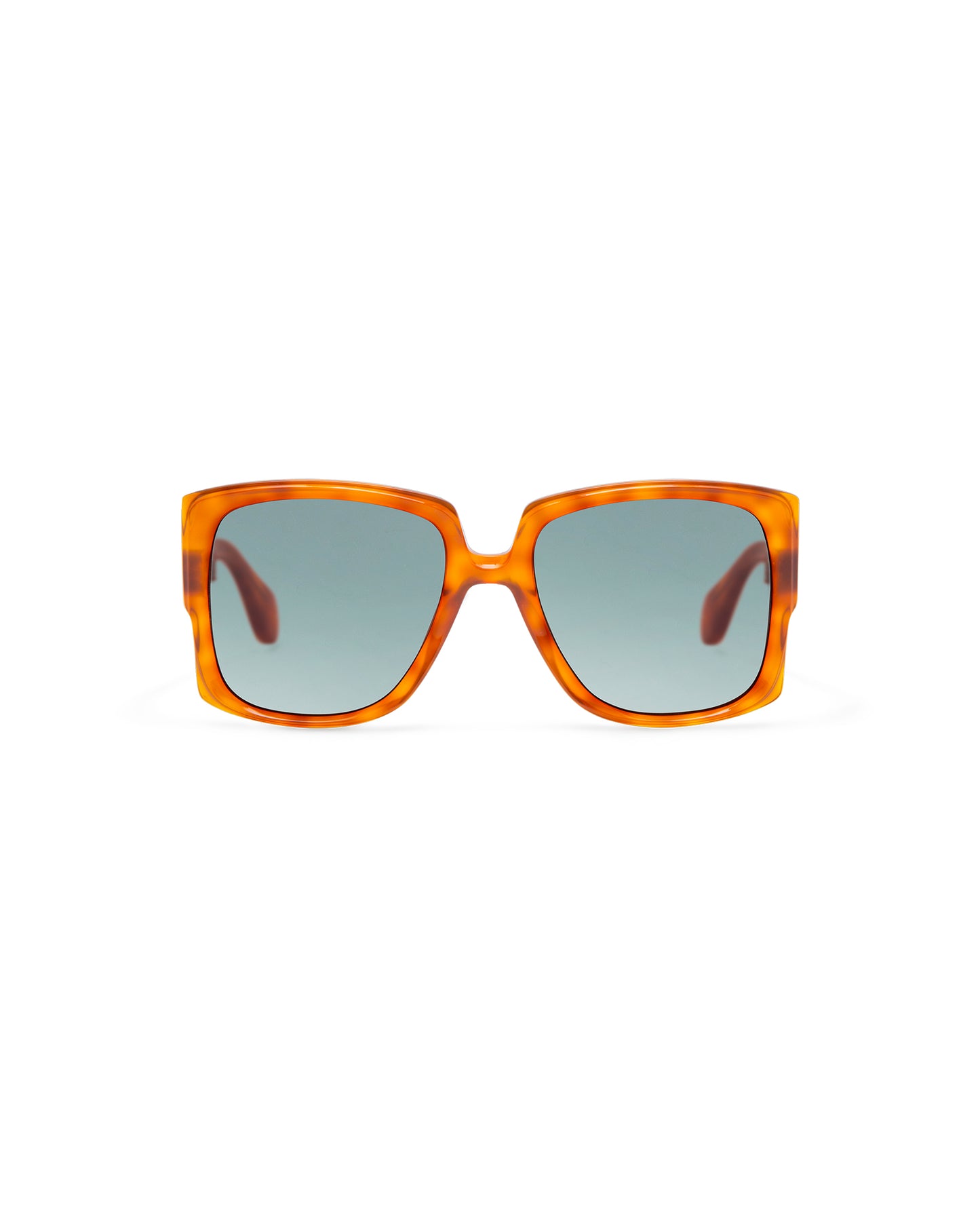 REVIVRE 44: Cuadrada Acetato Havana sunglasses by GIGI STUDIOS 8011