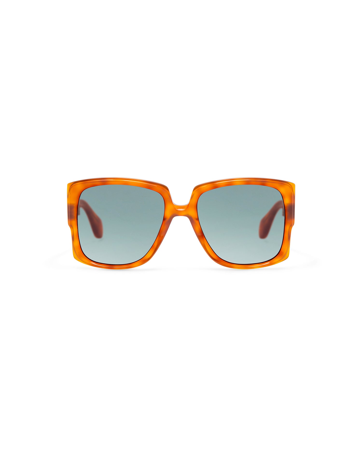 REVIVRE 44: Cuadrada Acetato Havana sunglasses by GIGI STUDIOS 8011