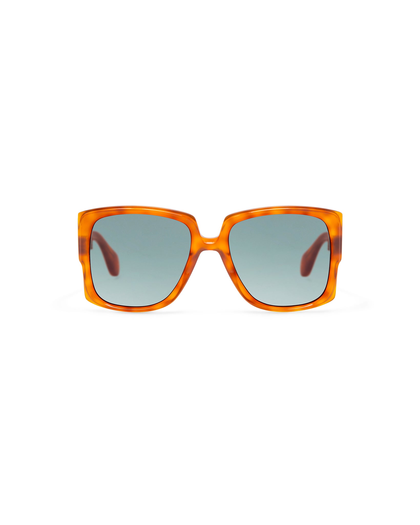 REVIVRE 44: Cuadrada Acetato Havana sunglasses by GIGI STUDIOS 8011