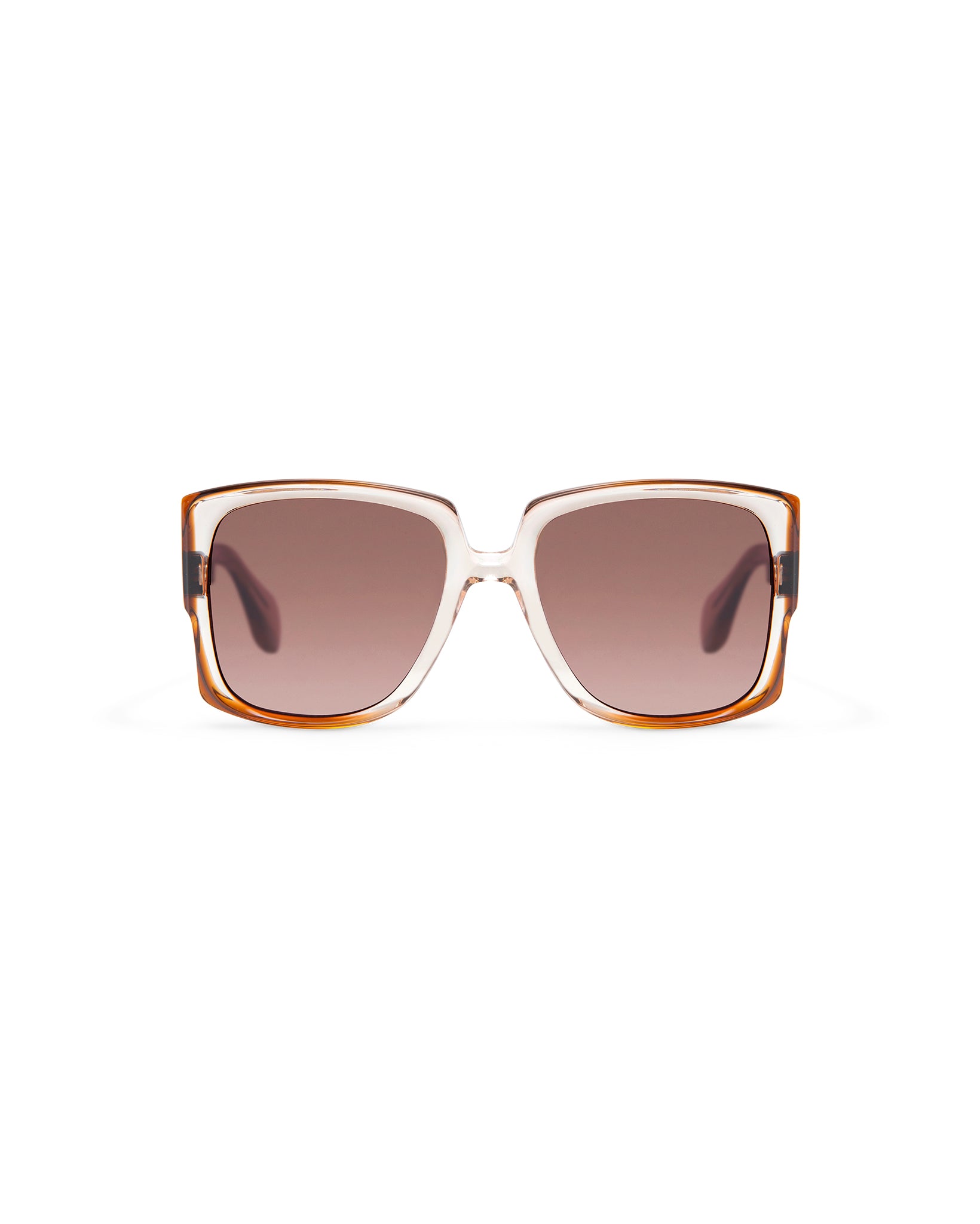 REVIVRE 44: Cuadrada Acetato Blanco sunglasses by GIGI STUDIOS 8012