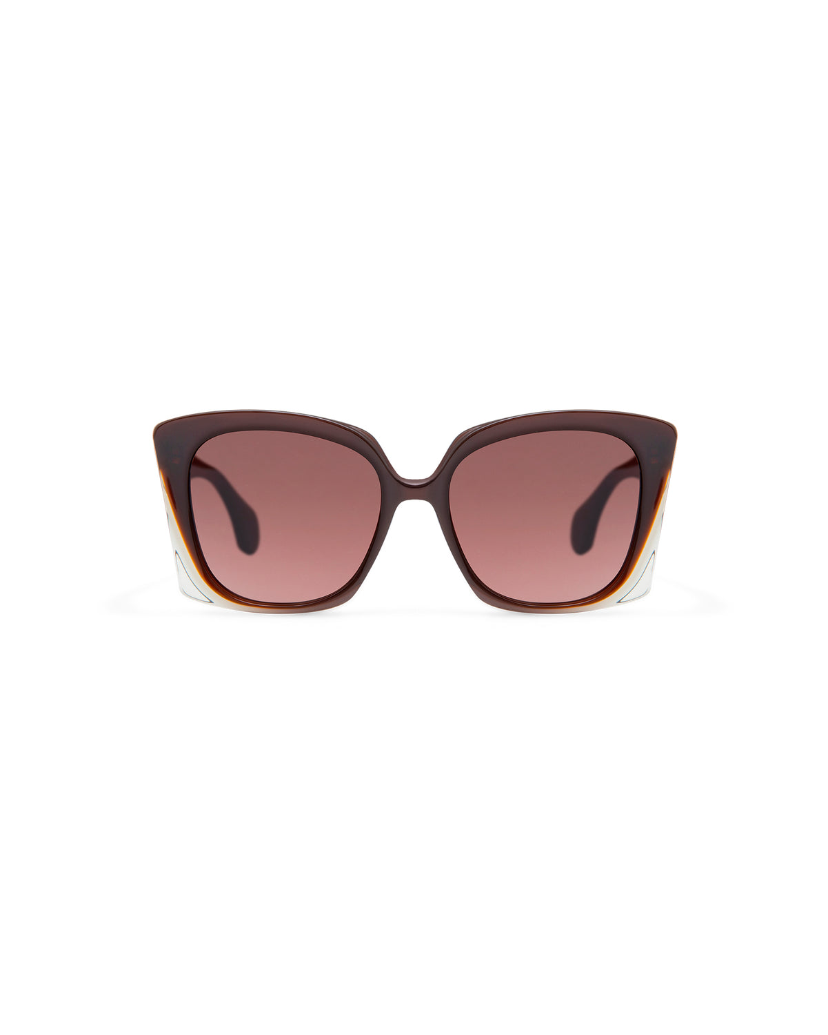 REVIVRE 45: Cat Eye Acetato Marrón sunglasses by GIGI STUDIOS 7920