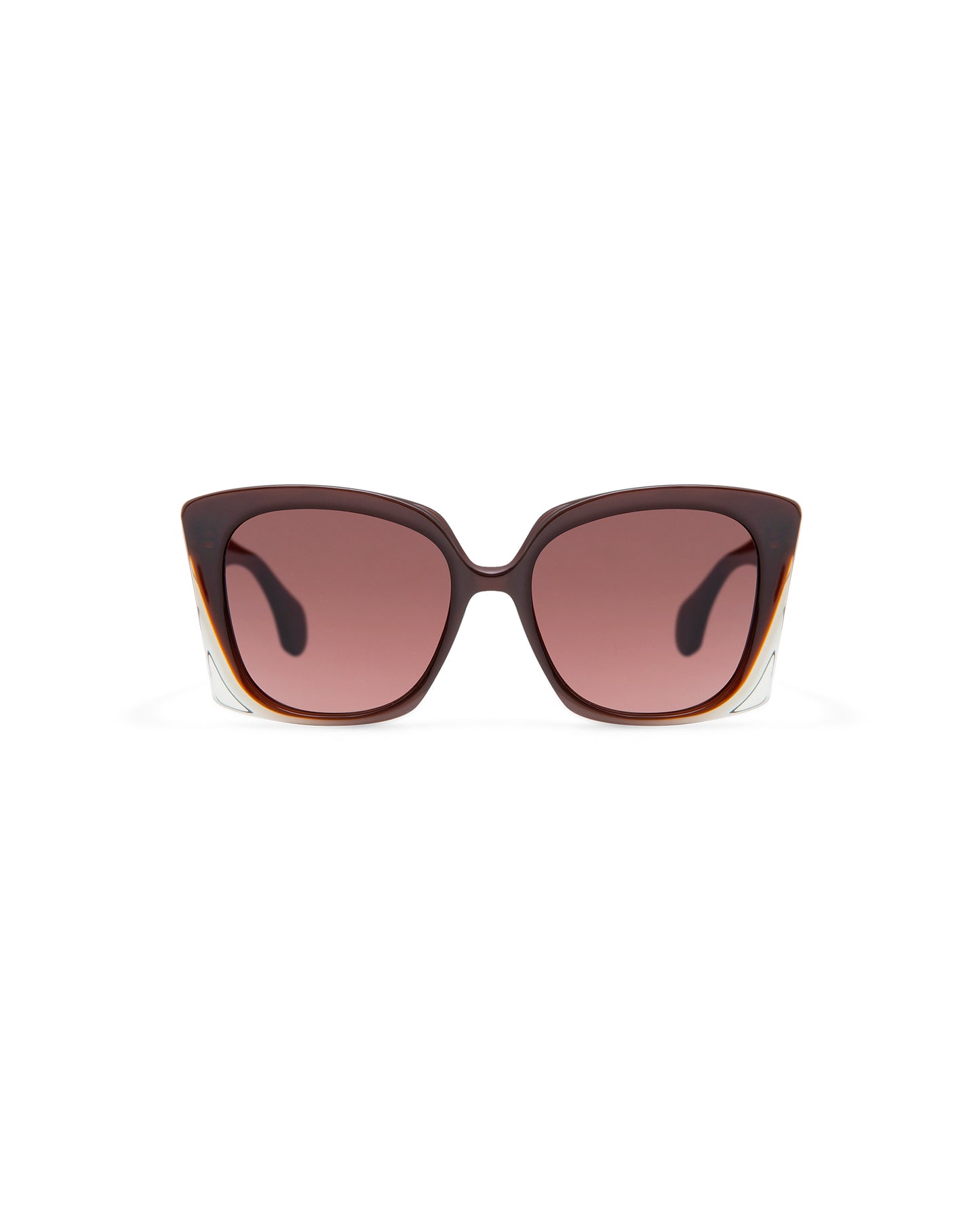 REVIVRE 45: Cat Eye Acetato Marrón sunglasses by GIGI STUDIOS 7920