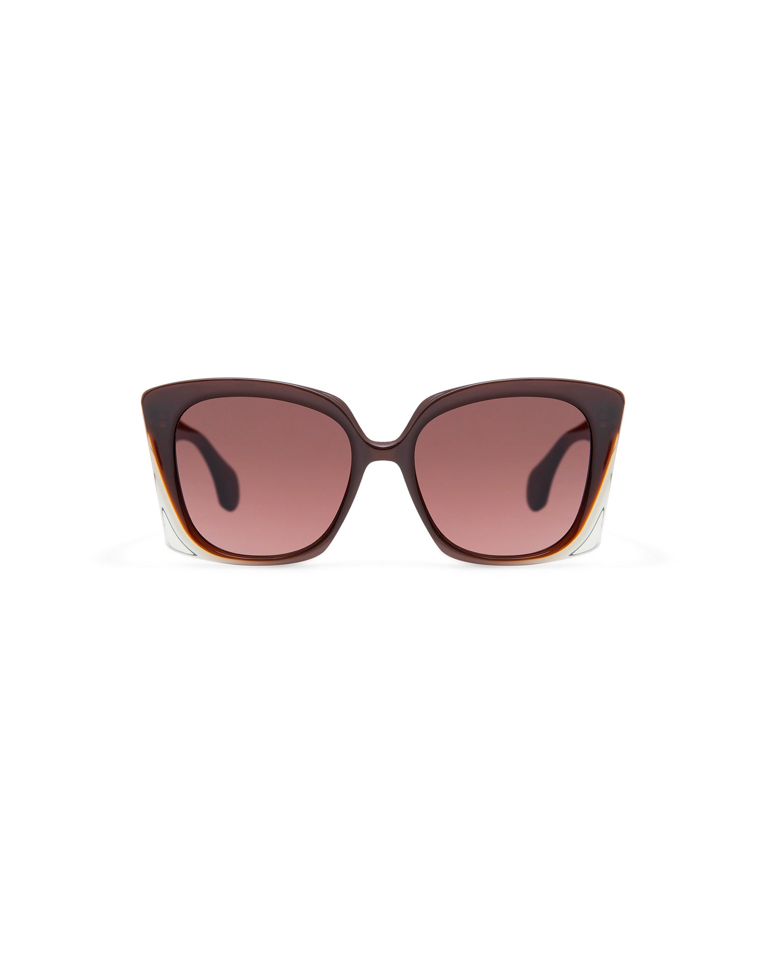REVIVRE 45: Cat Eye Acetato Marrón sunglasses by GIGI STUDIOS 7920