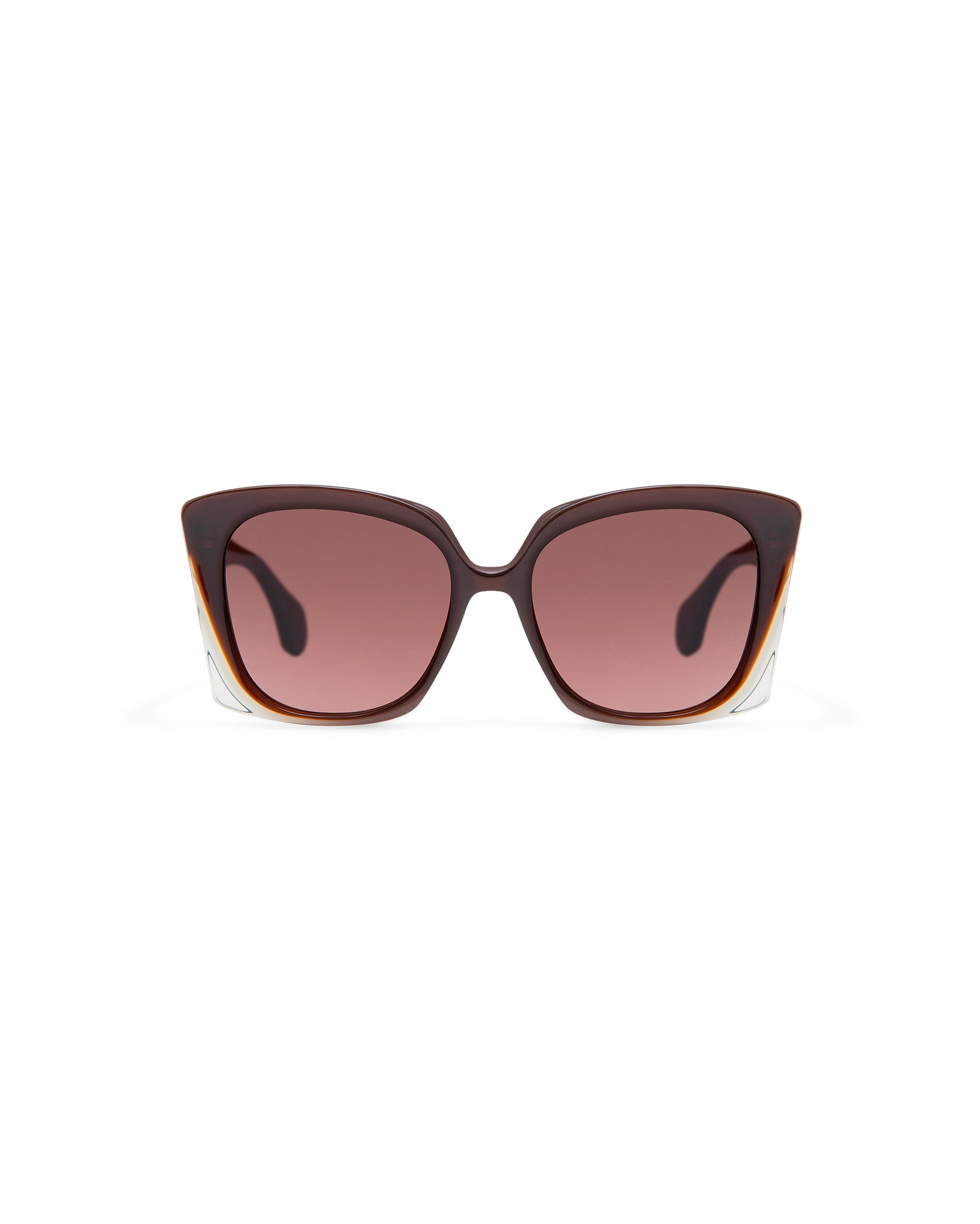 REVIVRE 45: Cat Eye Acetato Marrón sunglasses by GIGI STUDIOS 7920