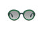 REVIVRE 46: Redondas Acetato Verde sunglasses by GIGI STUDIOS 8021