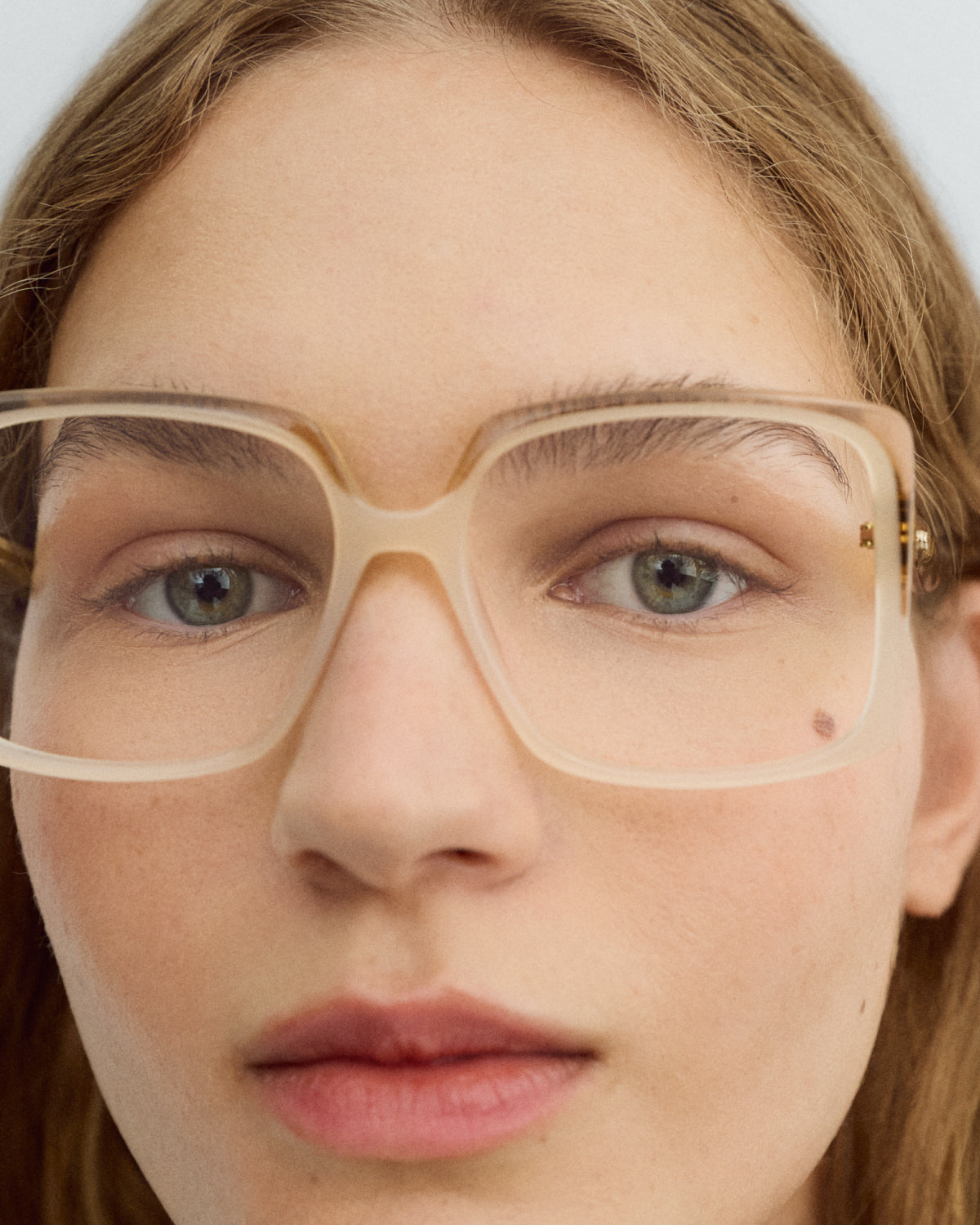 AYRA: Cuadrada Acetato Marrón optical glasses by GIGI STUDIOS 10059